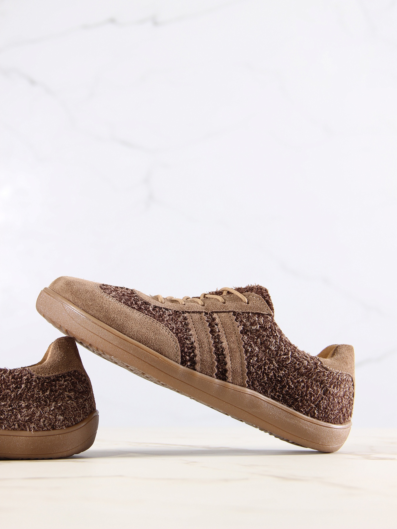 картинка Босоногие кеды ED'ART 184.nata'br.Серо-коричневая замша+коричневый джангл от интернет магазина