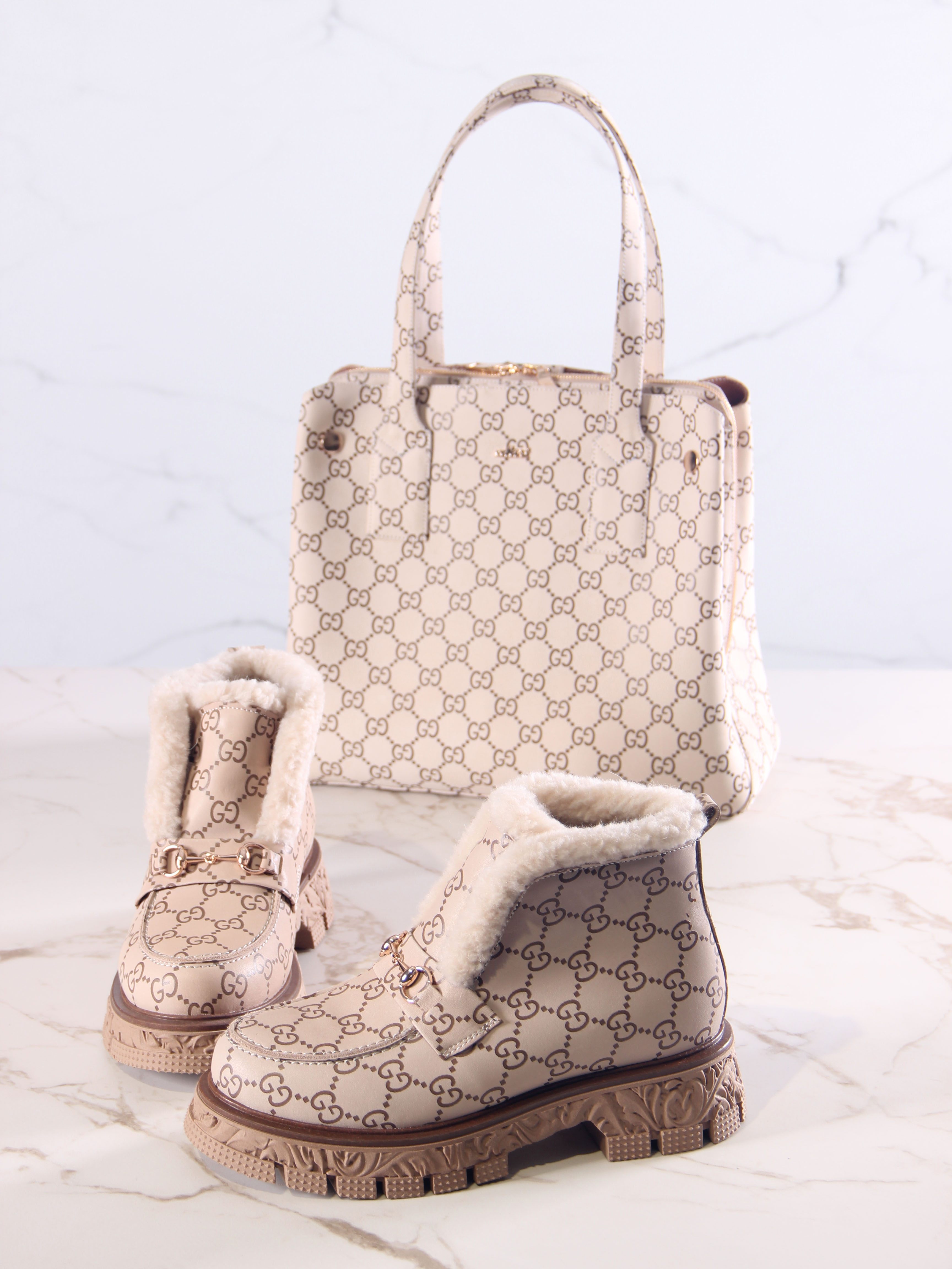 картинка Сумка ED`ART S05. Бежевый гучи от интернет магазина