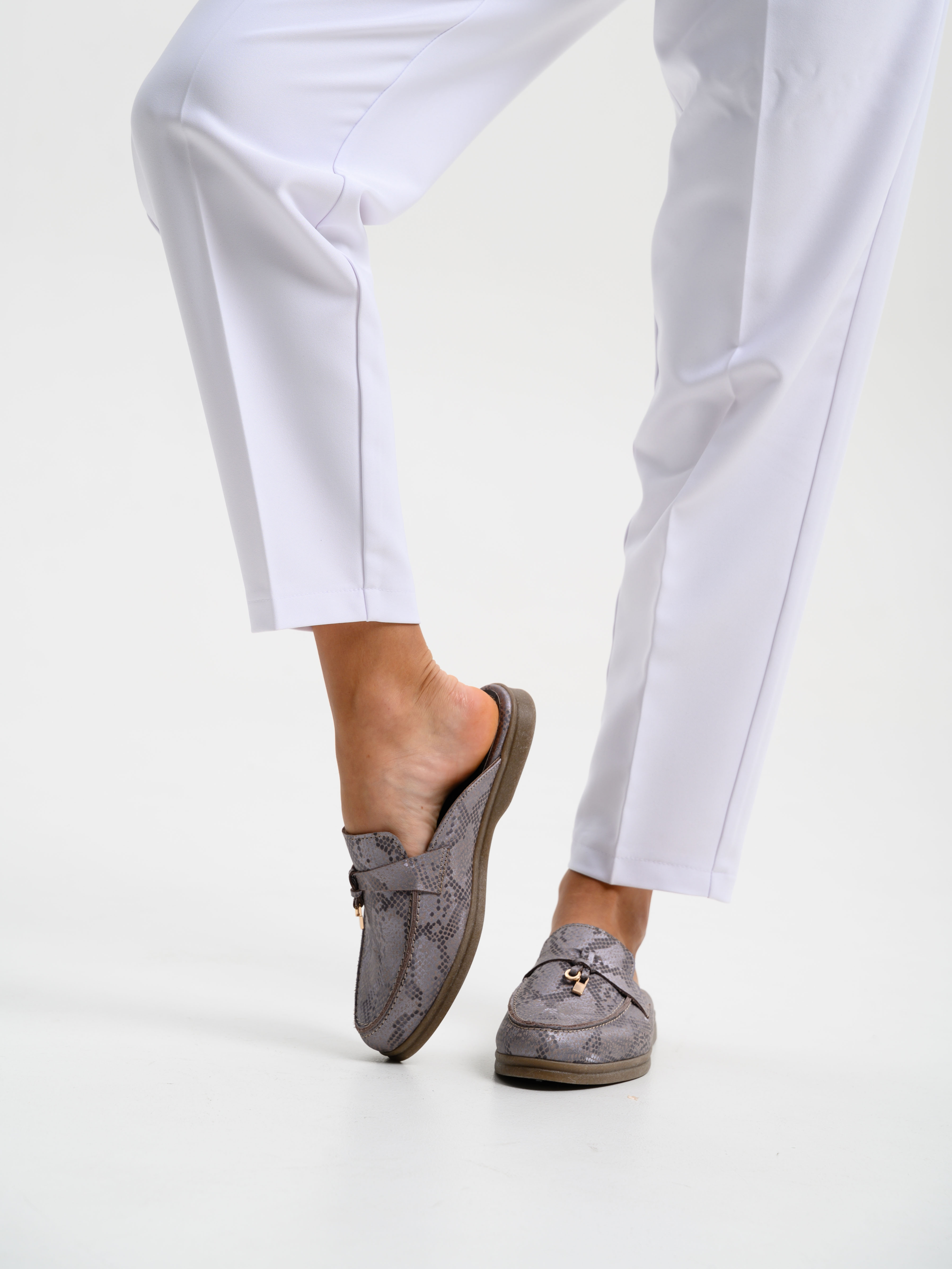 картинка Мюли ED'ART 1070.2614'be.  мамба мутон+коричневый от интернет магазина