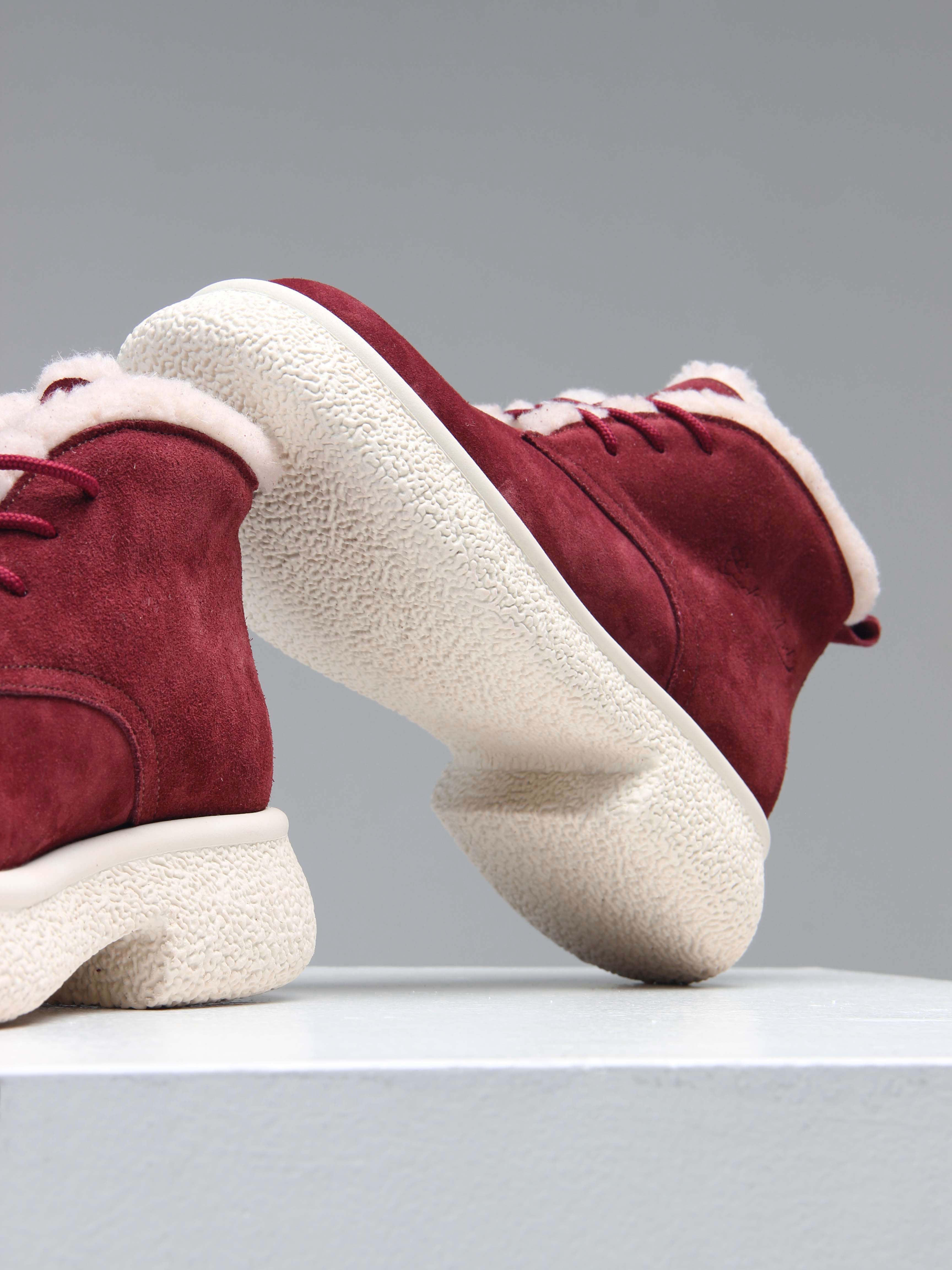 картинка Ботинки ED'ART 308.агата'w. бордo замша з от интернет магазина