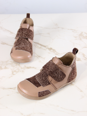 Ботинки босоногие на липучке