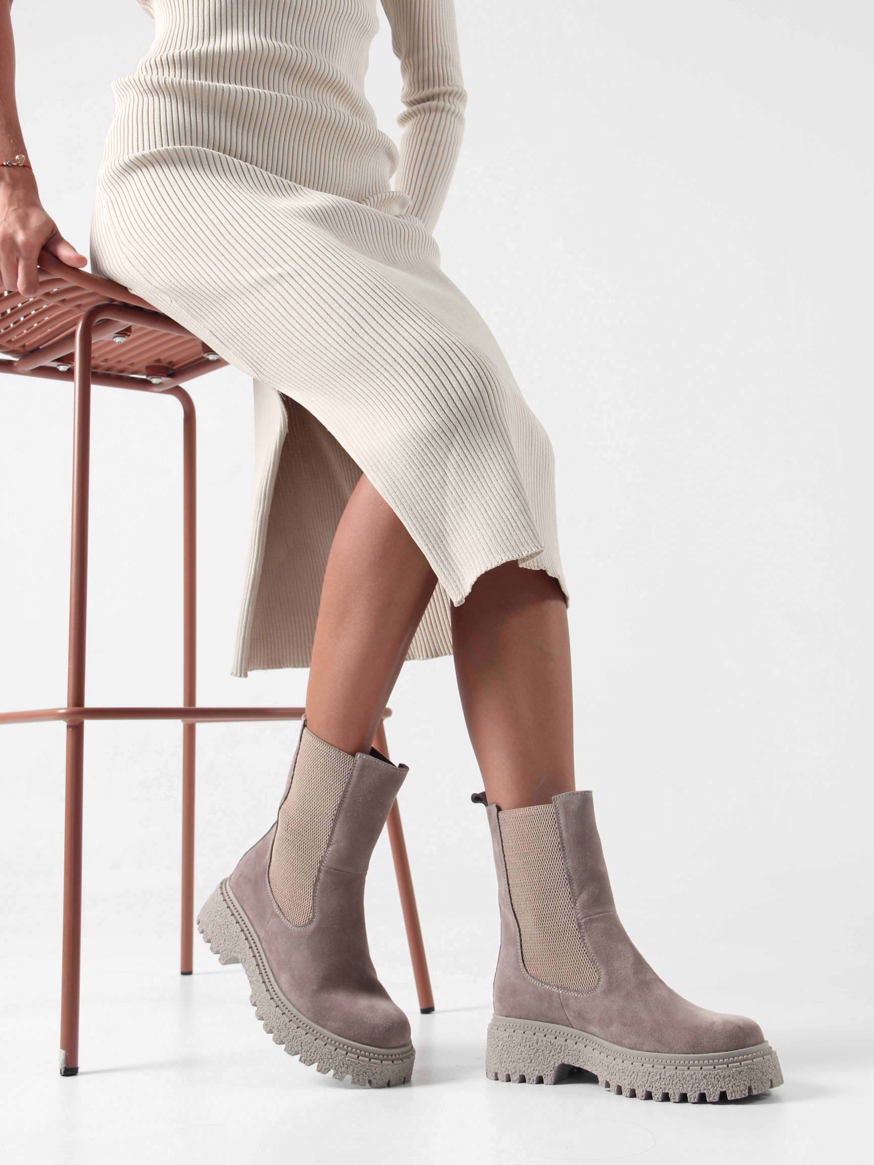 картинка Ботинки ED'ART 334.asteria.ka капучино замш от интернет магазина