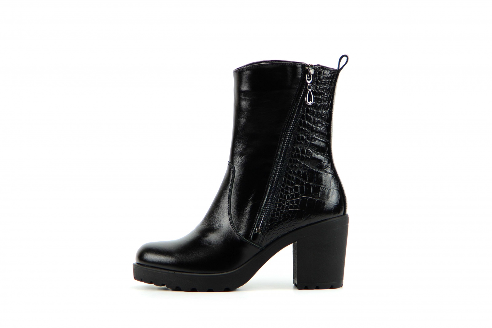 картинка Полусапоги ED'ART 606.620.black-reptile от интернет магазина