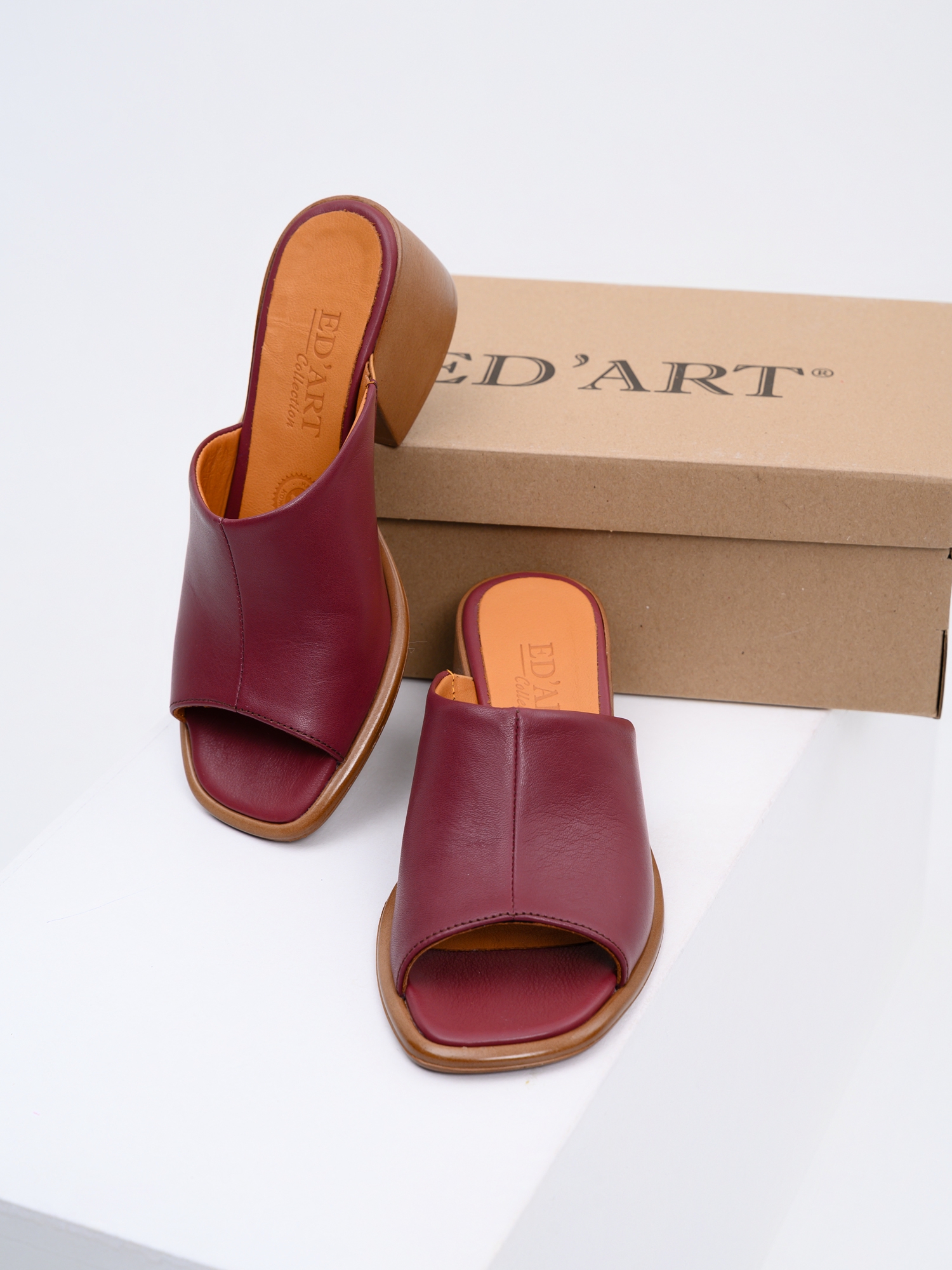 картинка Босоножки ED'ART 4012.23663'be. Гнилая вишня от интернет магазина