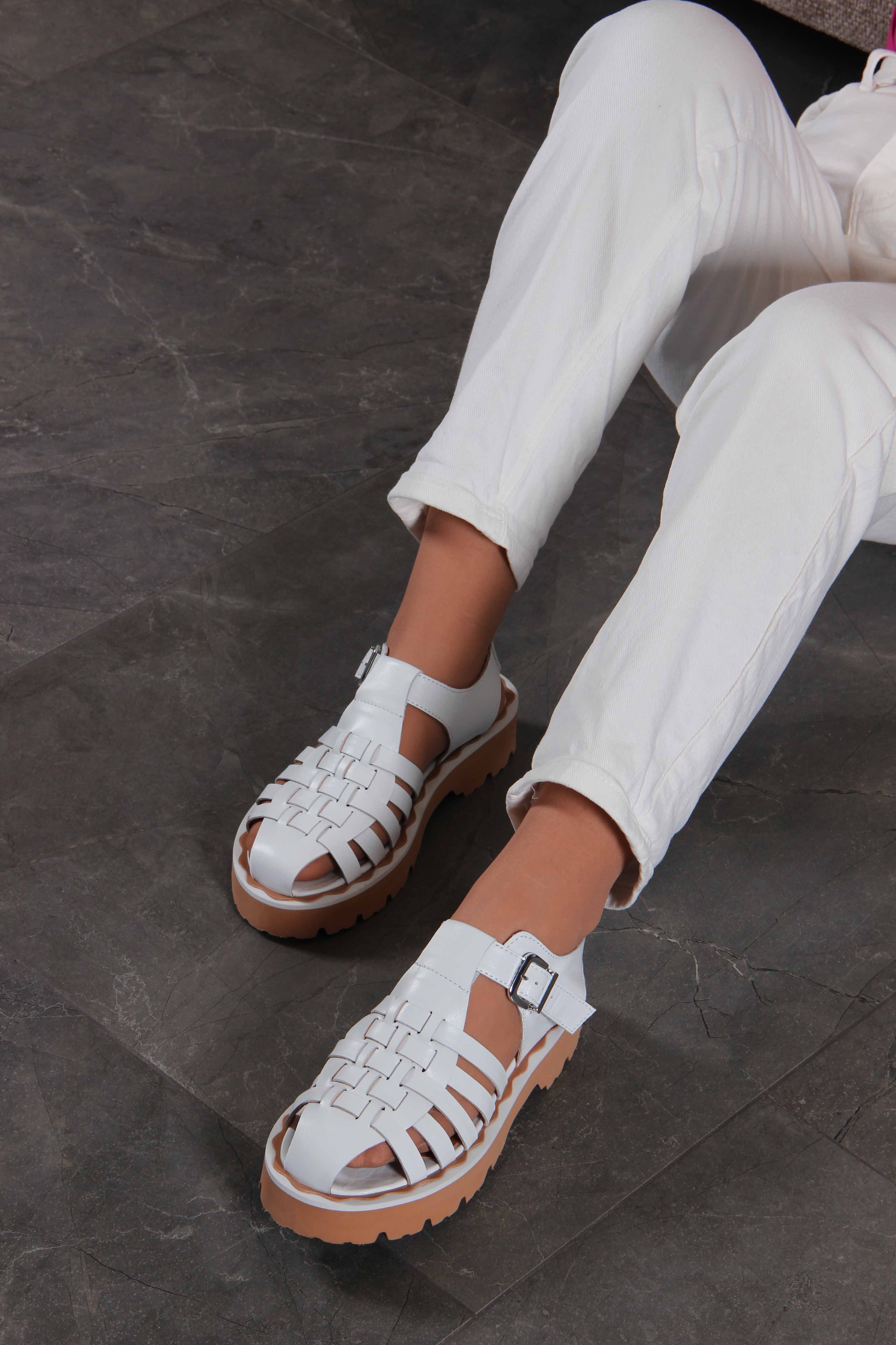 картинка Босоножки ED'ART 2026.5151'be.Белый от интернет магазина