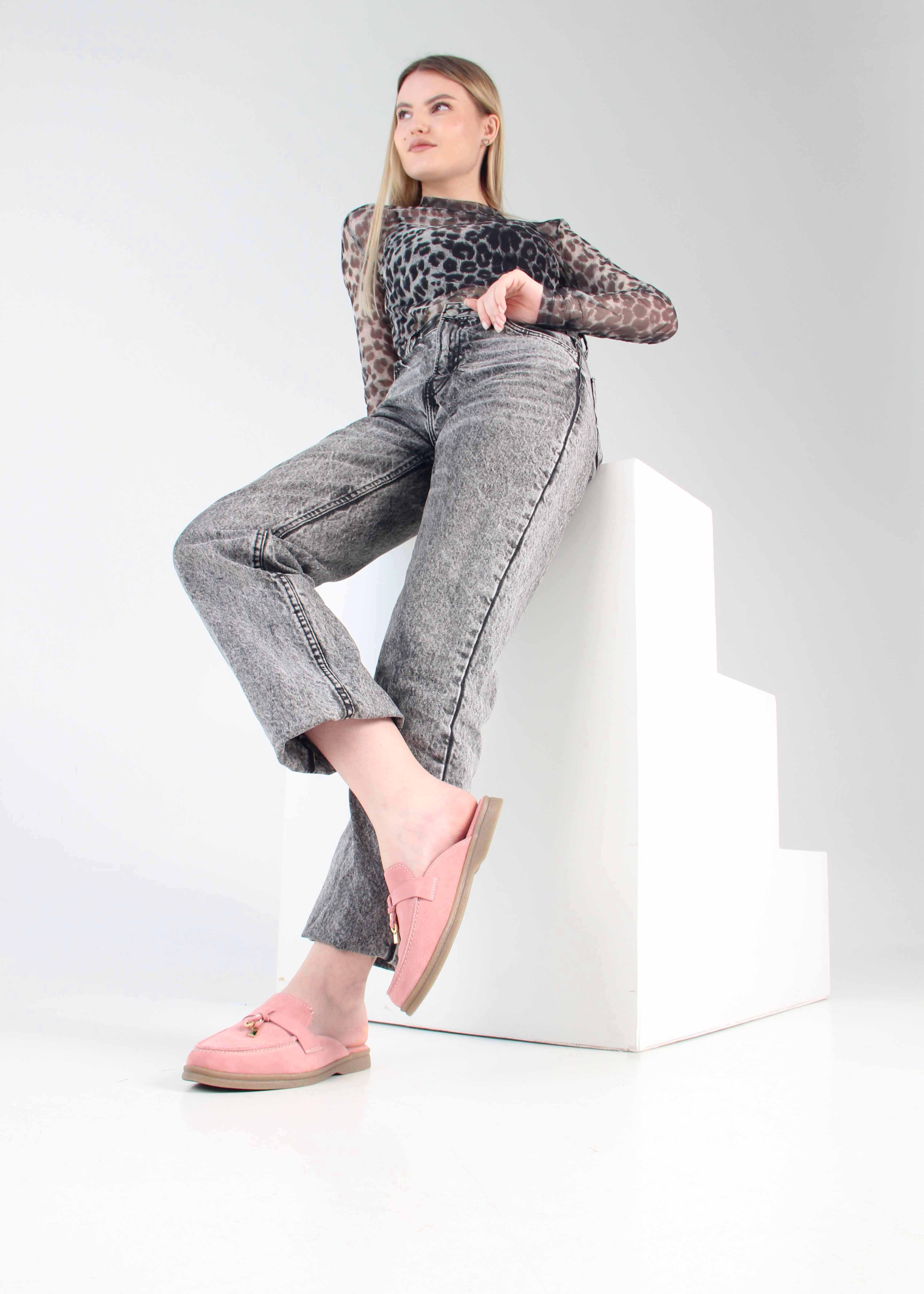 картинка Мюли ED'ART 1070.2614'be. розовый замша от интернет магазина