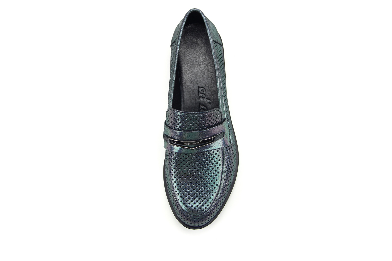 картинка Лоферы ED'ART 117.p.madonna'bl. black ibiza от интернет магазина