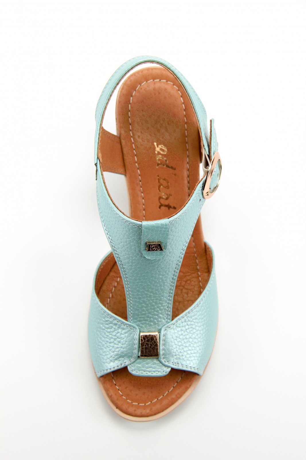 картинка Босоножки ED'ART 6001.624'be.blue.flot от интернет магазина