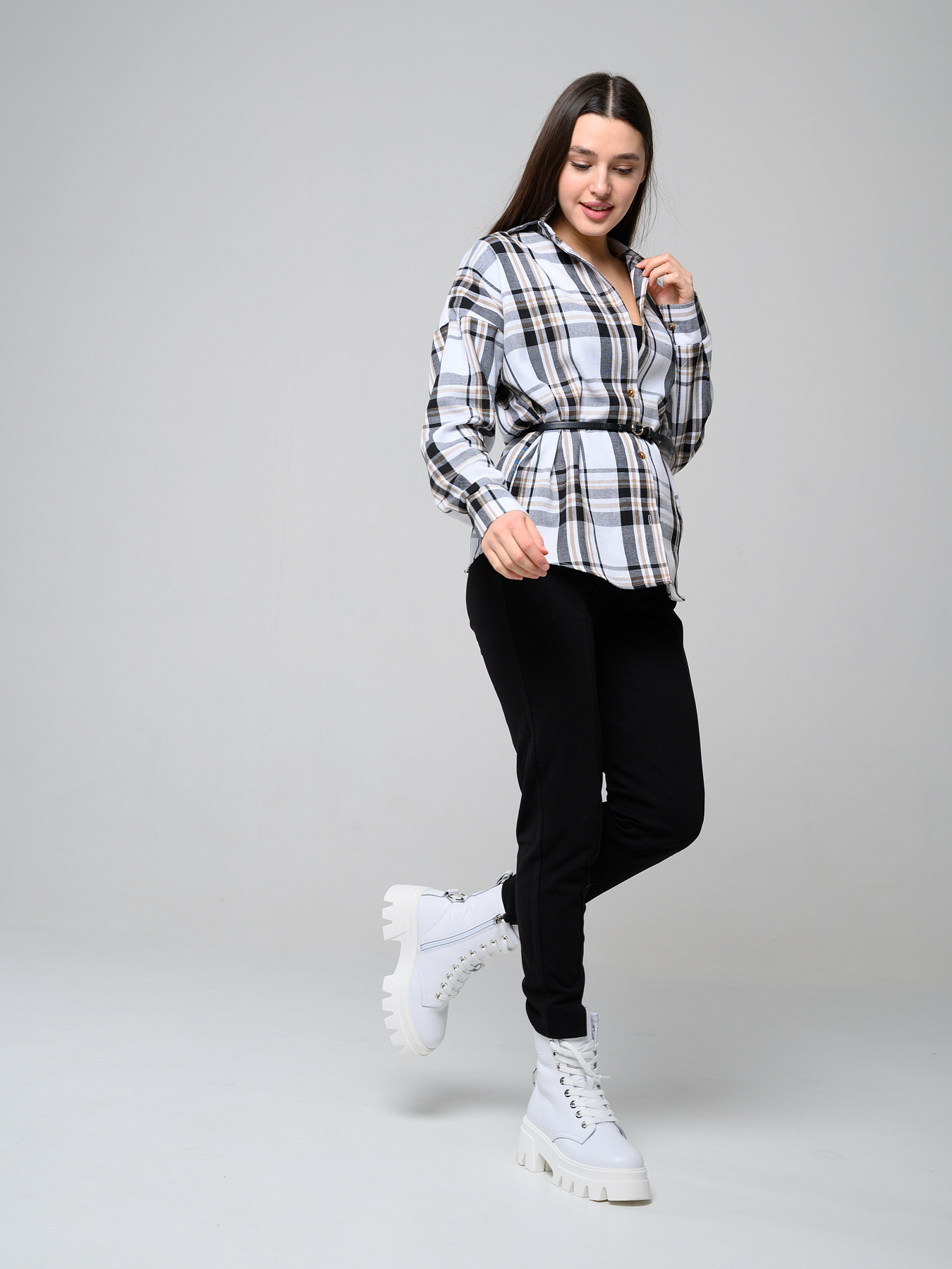 картинка Ботинки ED'ART 329.зиплайн'w. белый от интернет магазина