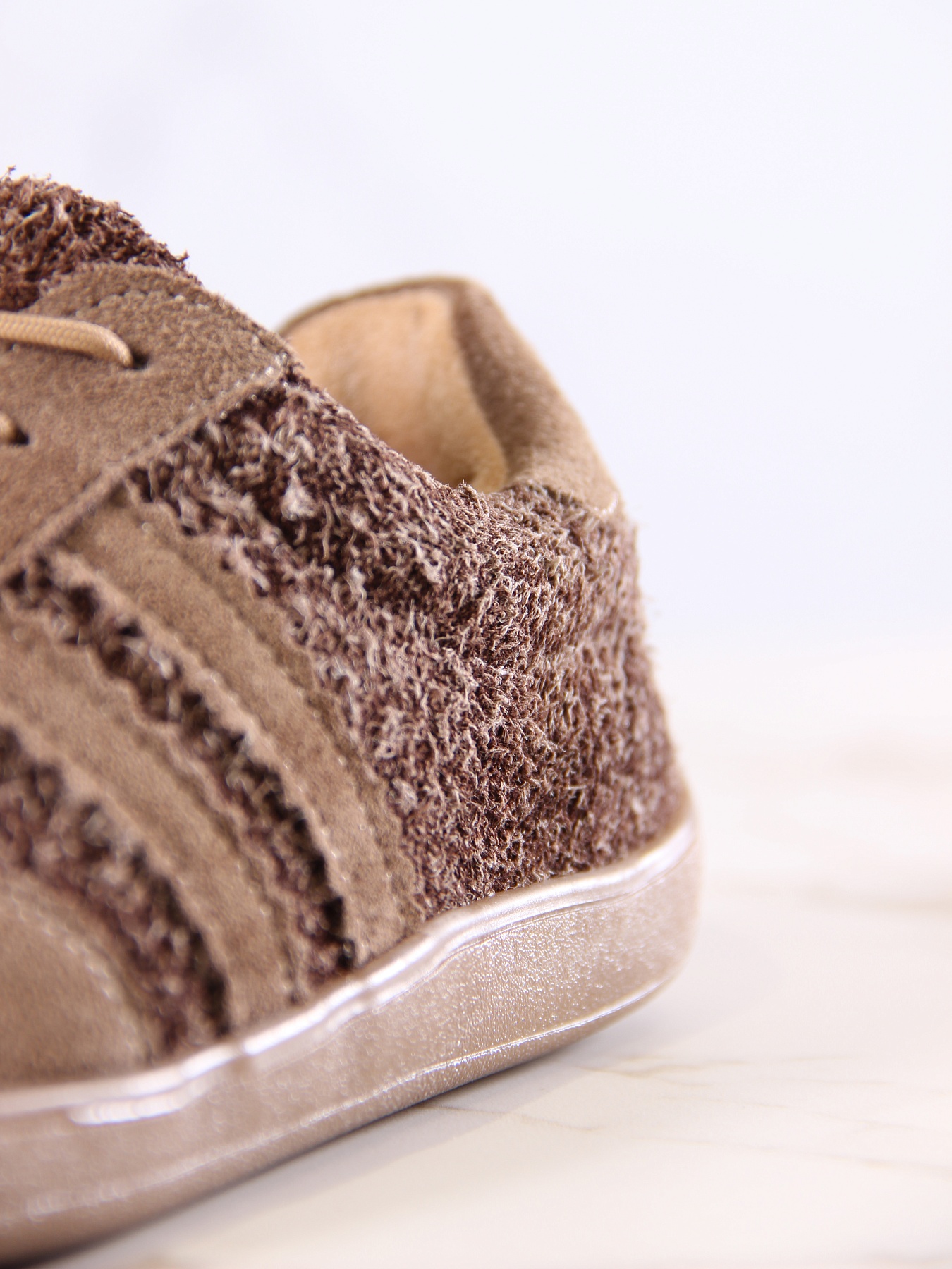 картинка Босоногие кеды ED'ART 184.nata'br.Серо-коричневая замша+коричневый джангл от интернет магазина