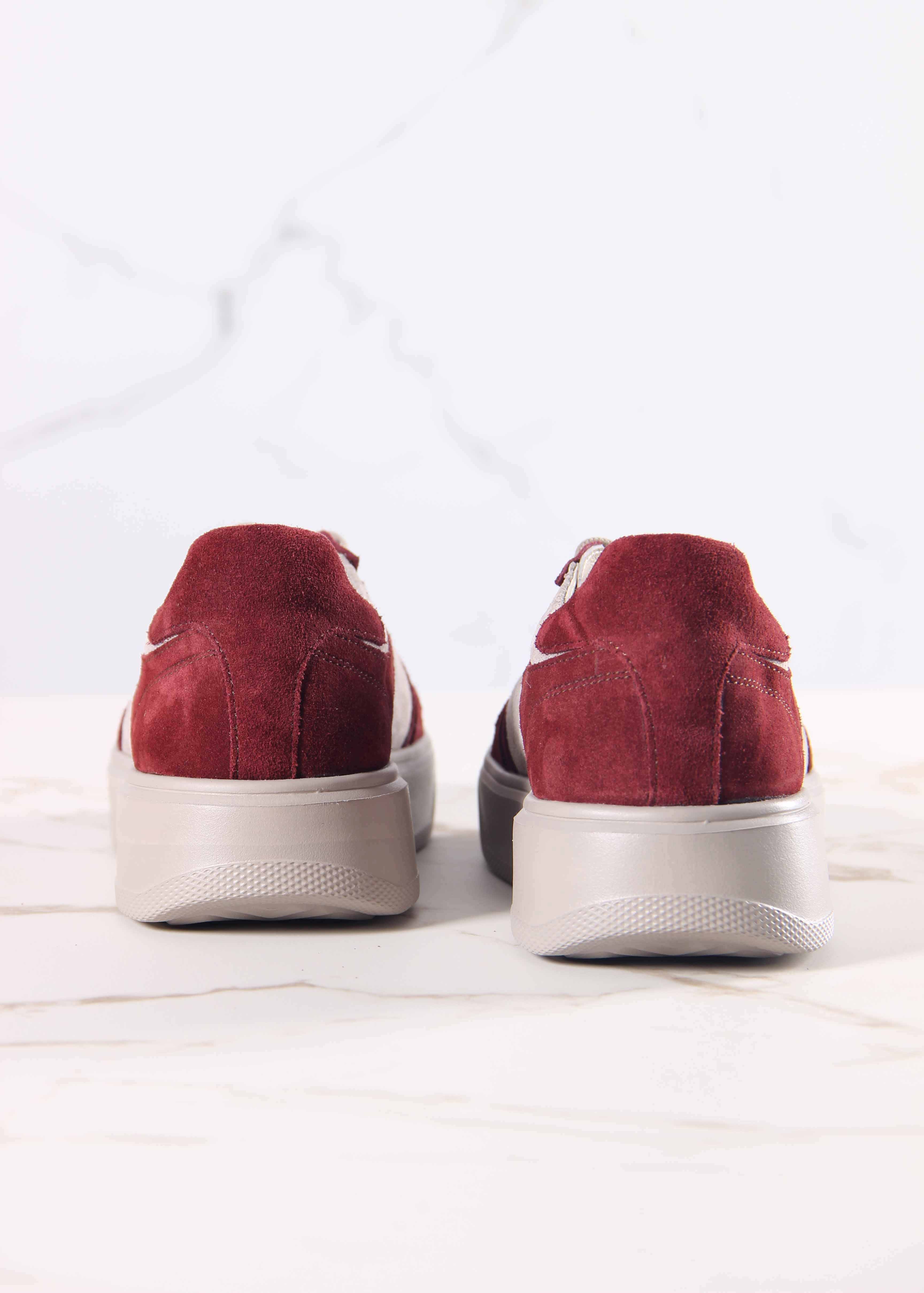 картинка Кеды ED'ART 149.LusiR2'la. бордо каменный замша от интернет магазина