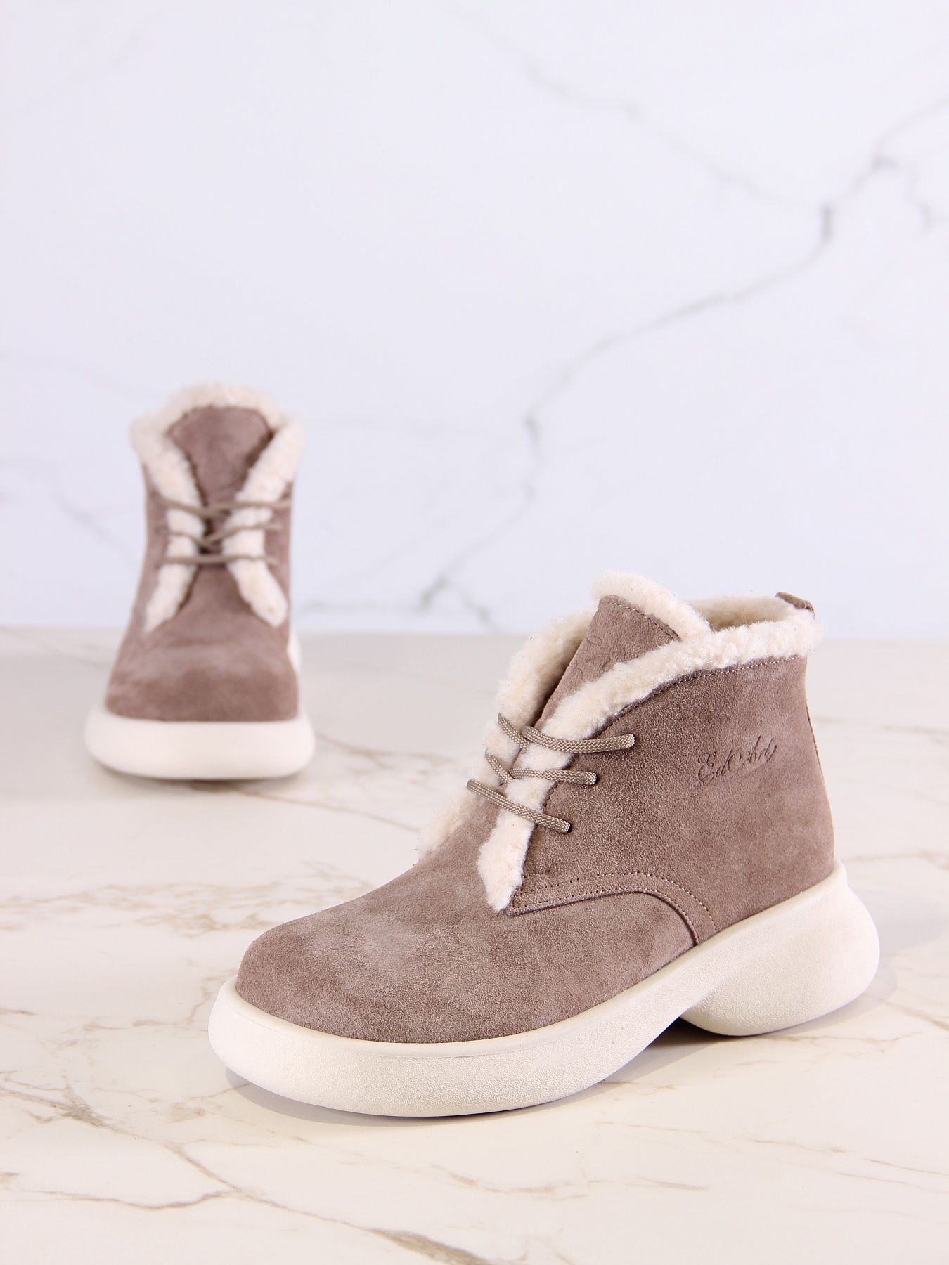 картинка Ботинки ED'ART 308.927'be.Капучино замша з от интернет магазина