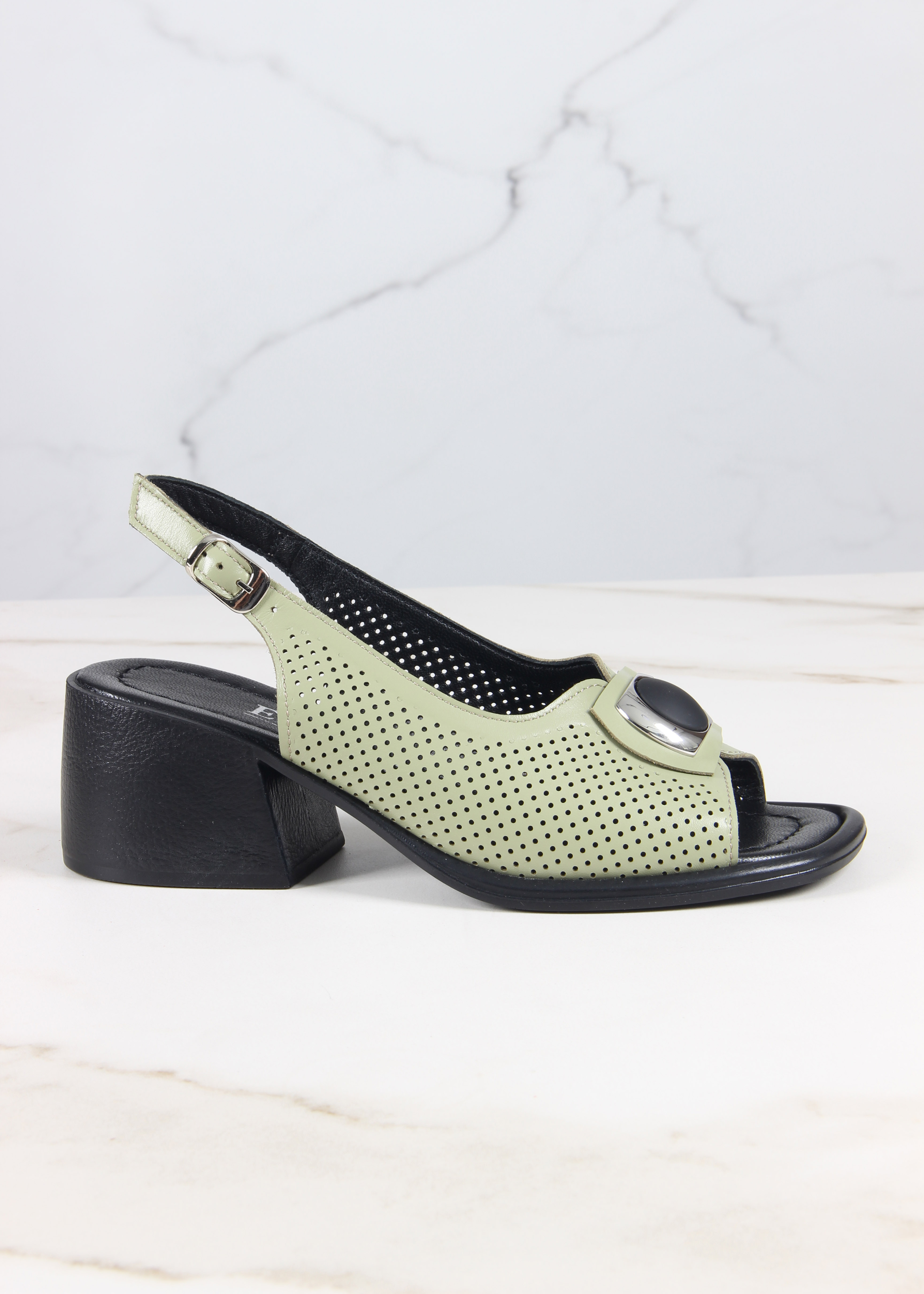 картинка Босоножки ED'ART 5030p.23663'bl. авокадо от интернет магазина