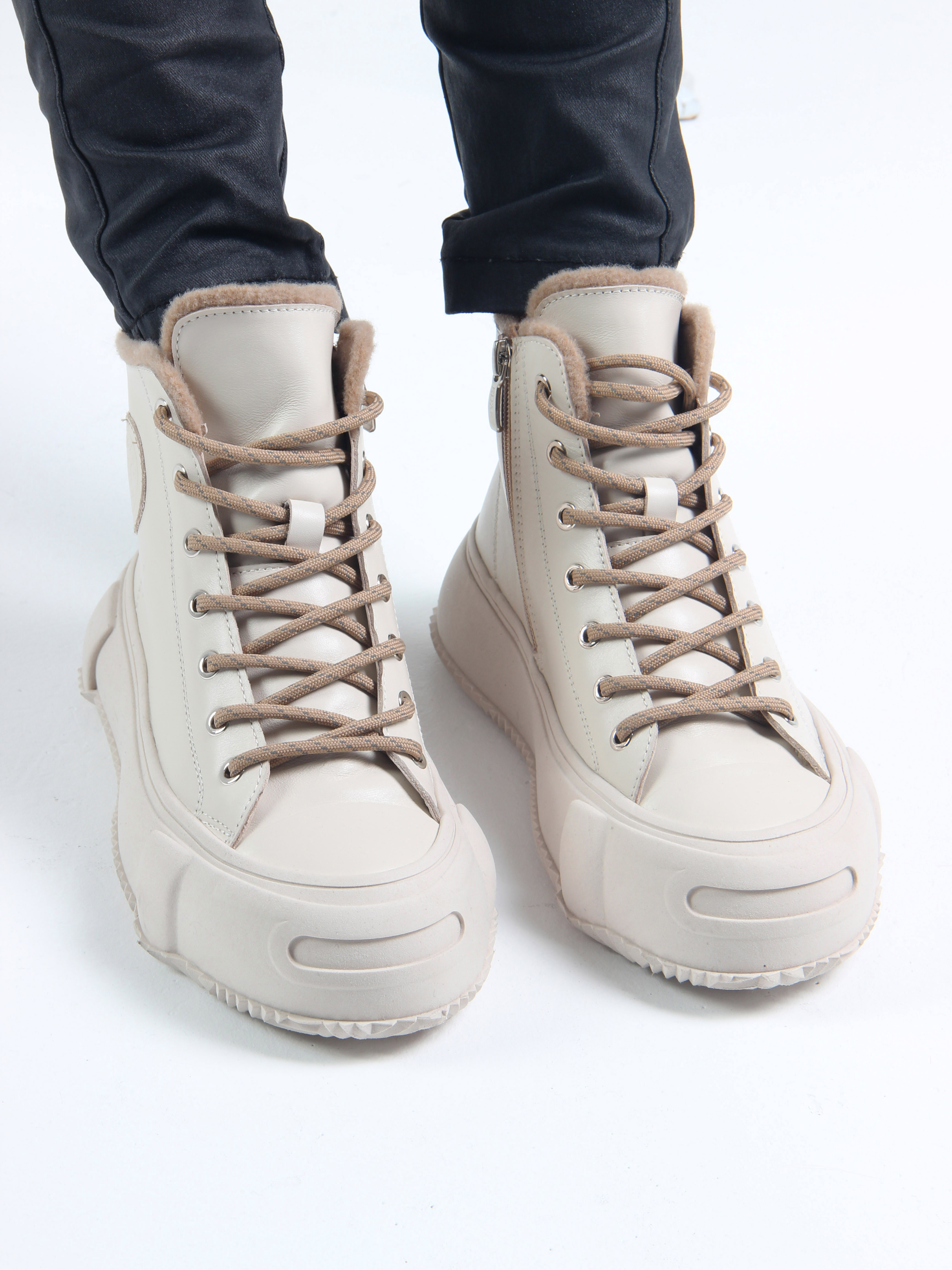 картинка Ботинки ED'ART 217.PODYUM151'be. светло бежевый от интернет магазина