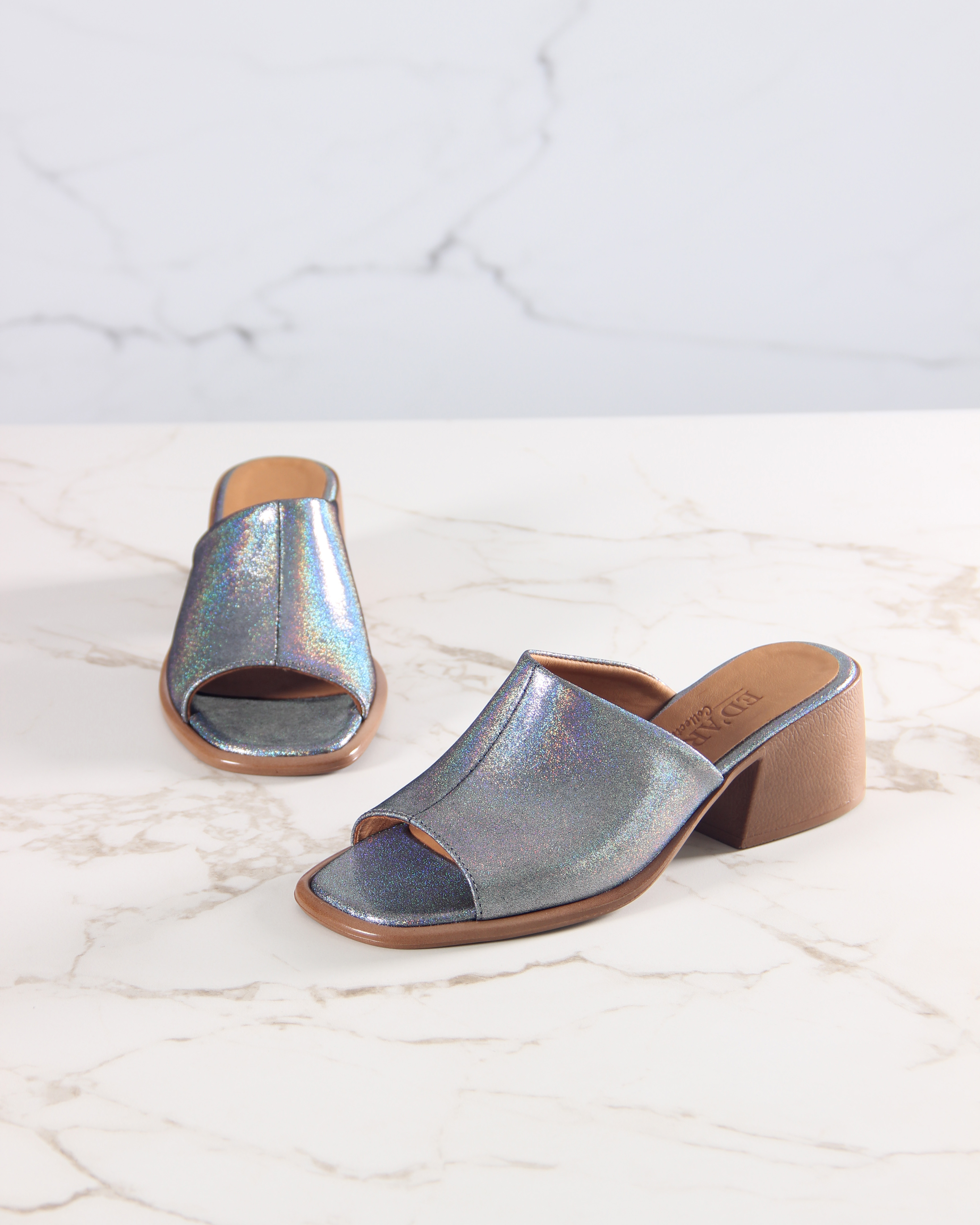 картинка Босоножки ED'ART 4012.23663'br. Черный ибица+коричневый от интернет магазина