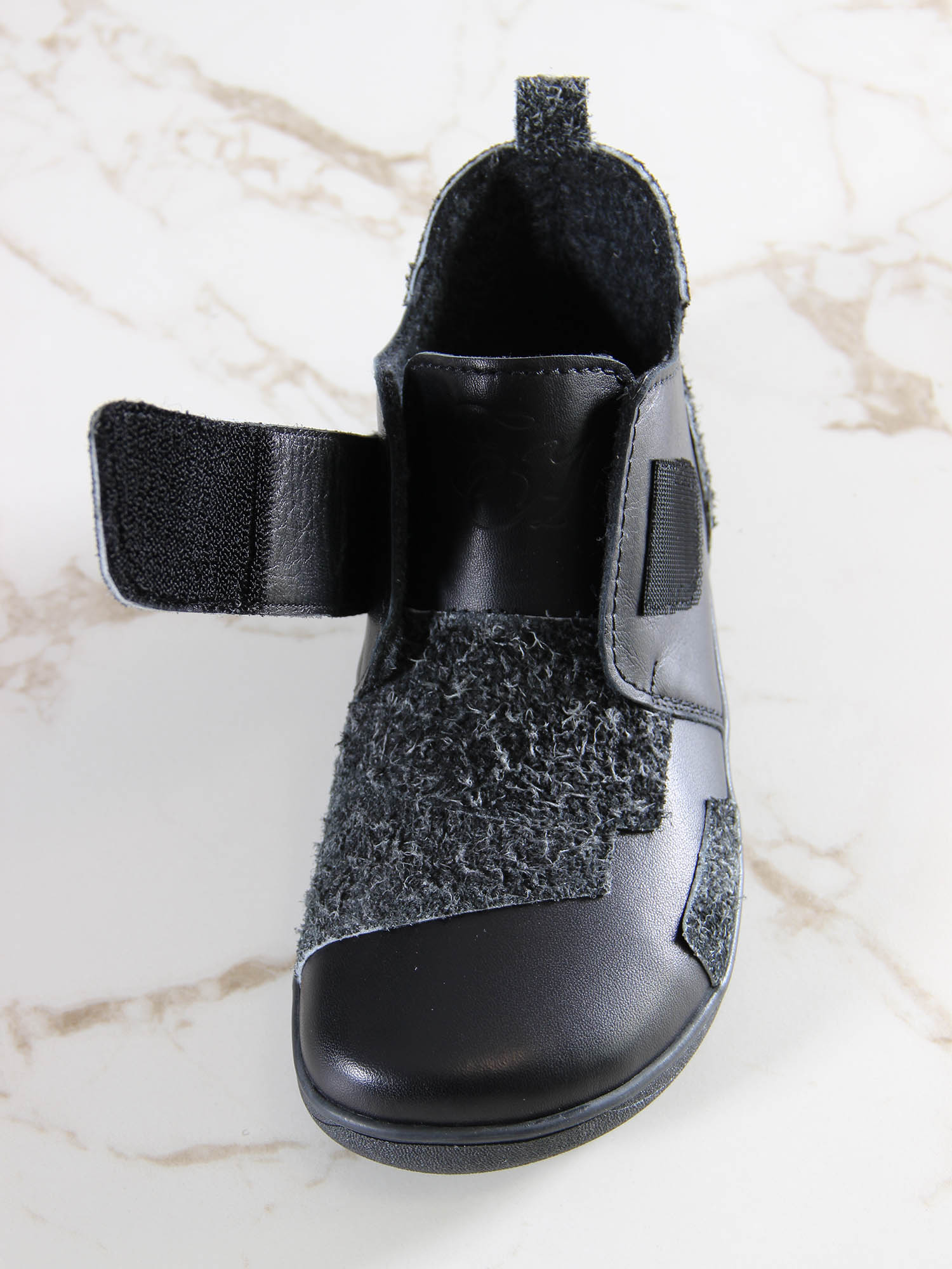 картинка Босоногие ботинки  ED'ART 206.NATA'bl.Черная кожа+черный джангл от интернет магазина