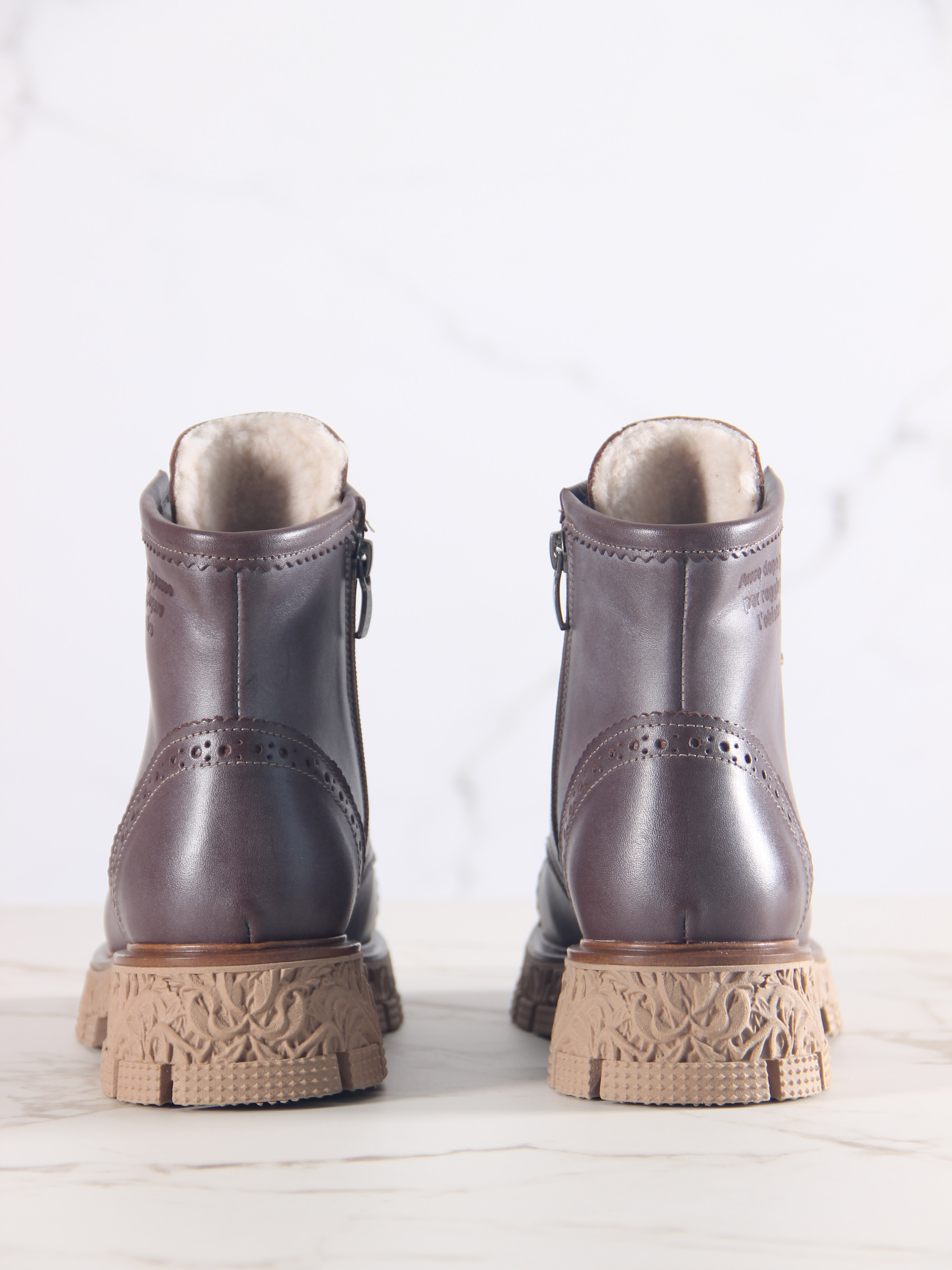 картинка Ботинки ED'ART 319.PODYUM141'br. Вакса коричневая от интернет магазина