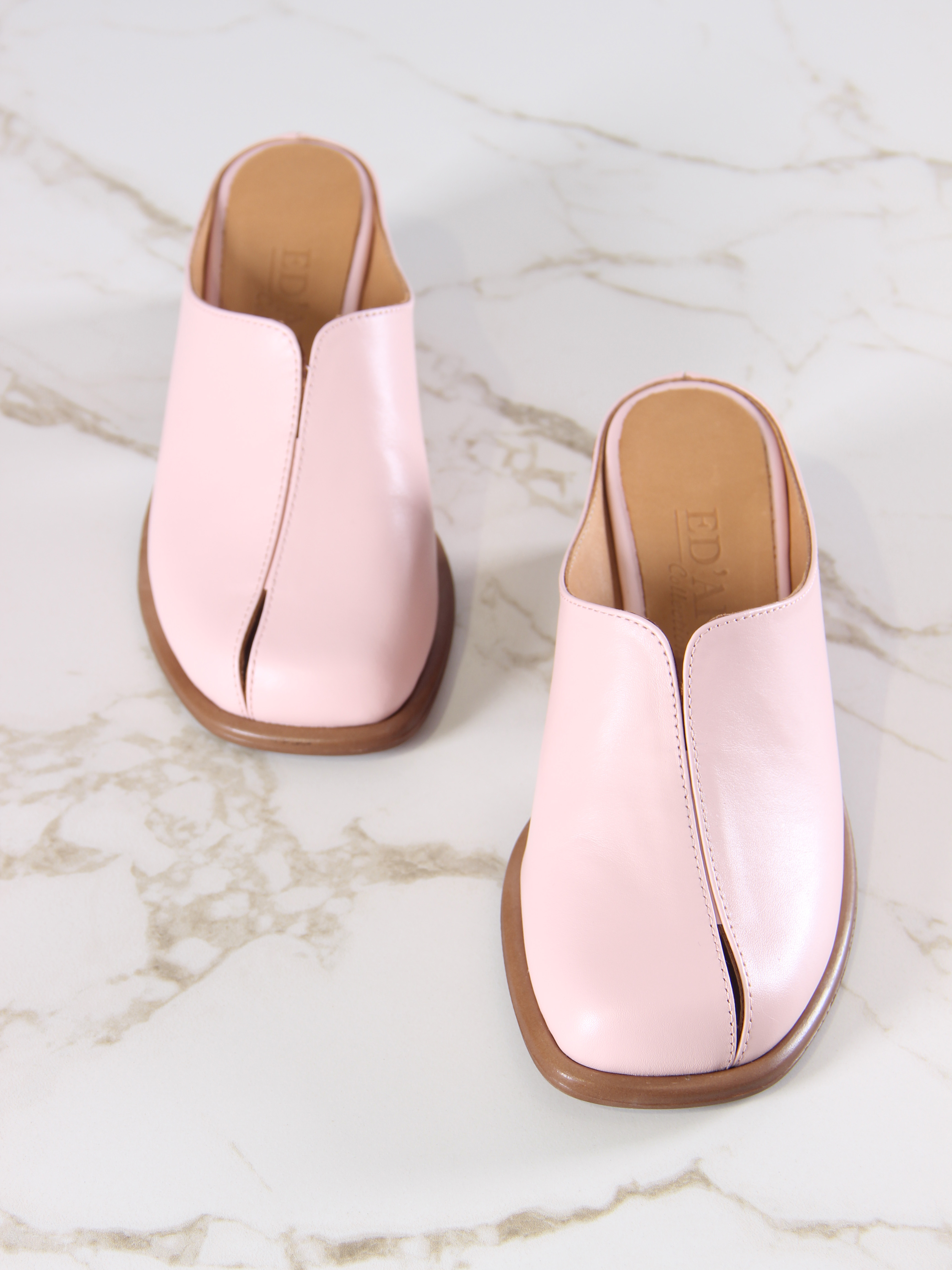 картинка Сабо ED'ART  5200.23663'br. Розовый+коричневый от интернет магазина