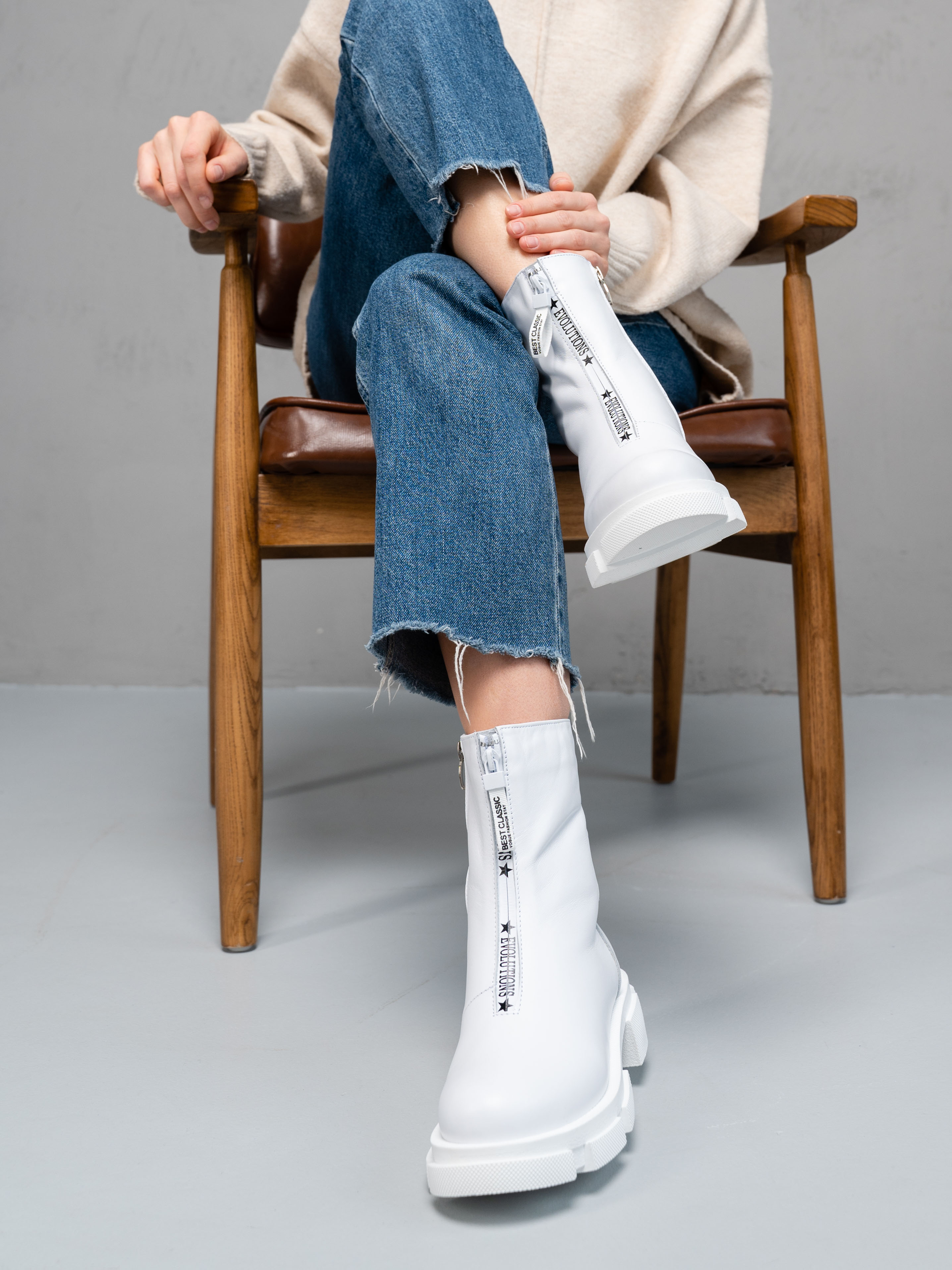 картинка Ботинки ED'ART 325.L.21074'w. Белый от интернет магазина