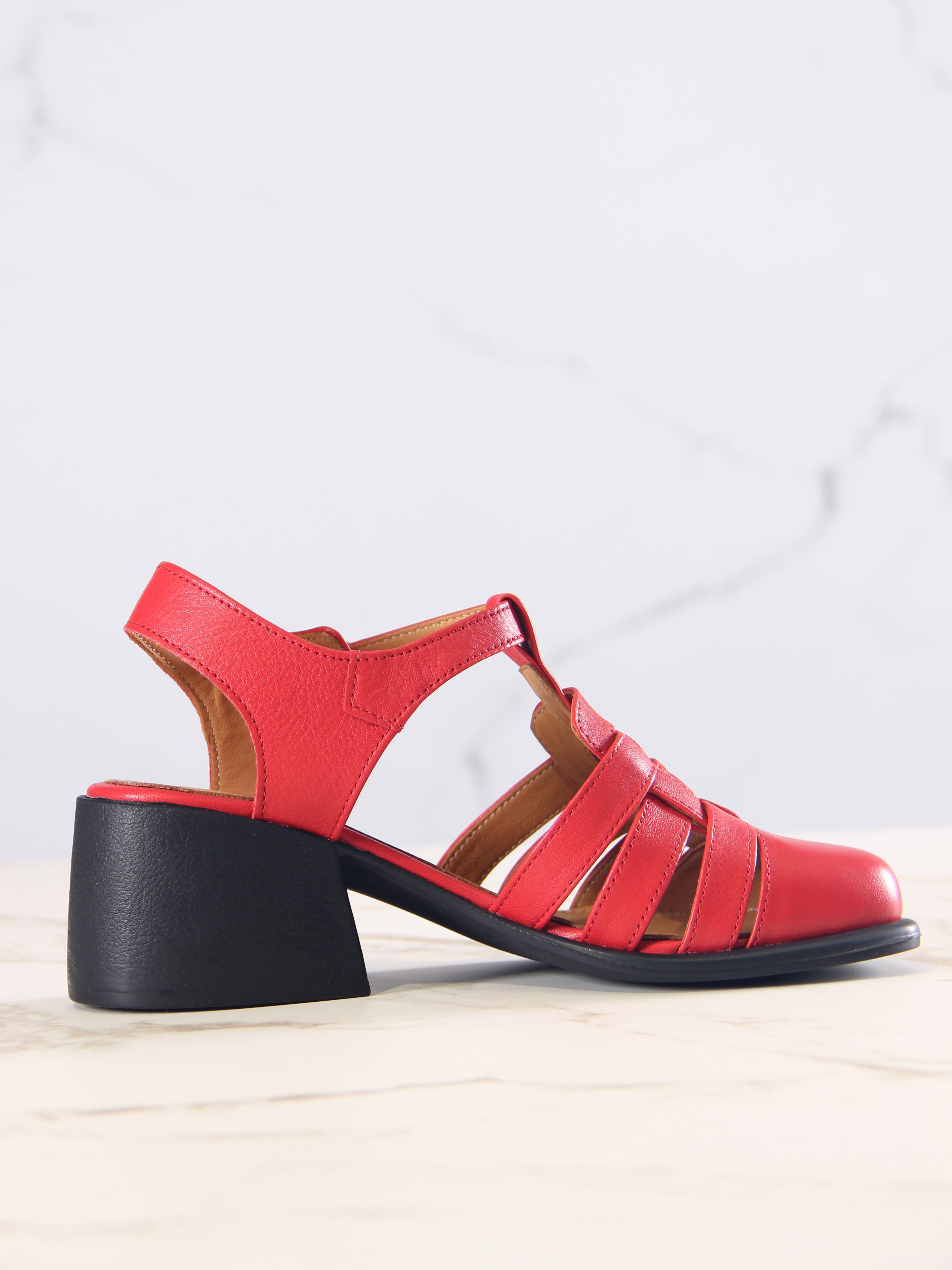 картинка Босоножки ED'ART 5035.23663'bl. Красный от интернет магазина