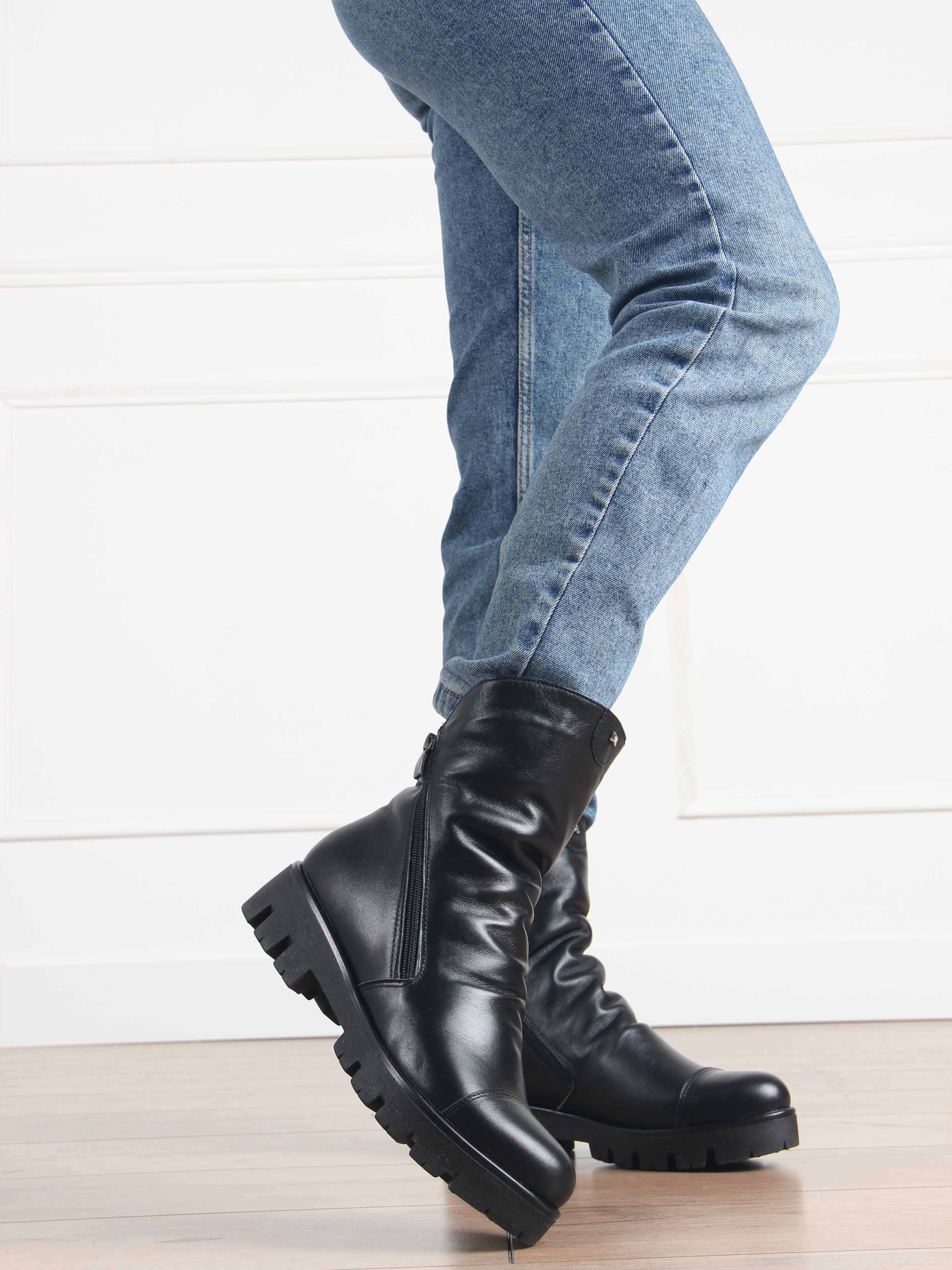 картинка Ботинки ED'ART 233.sandra черный от интернет магазина