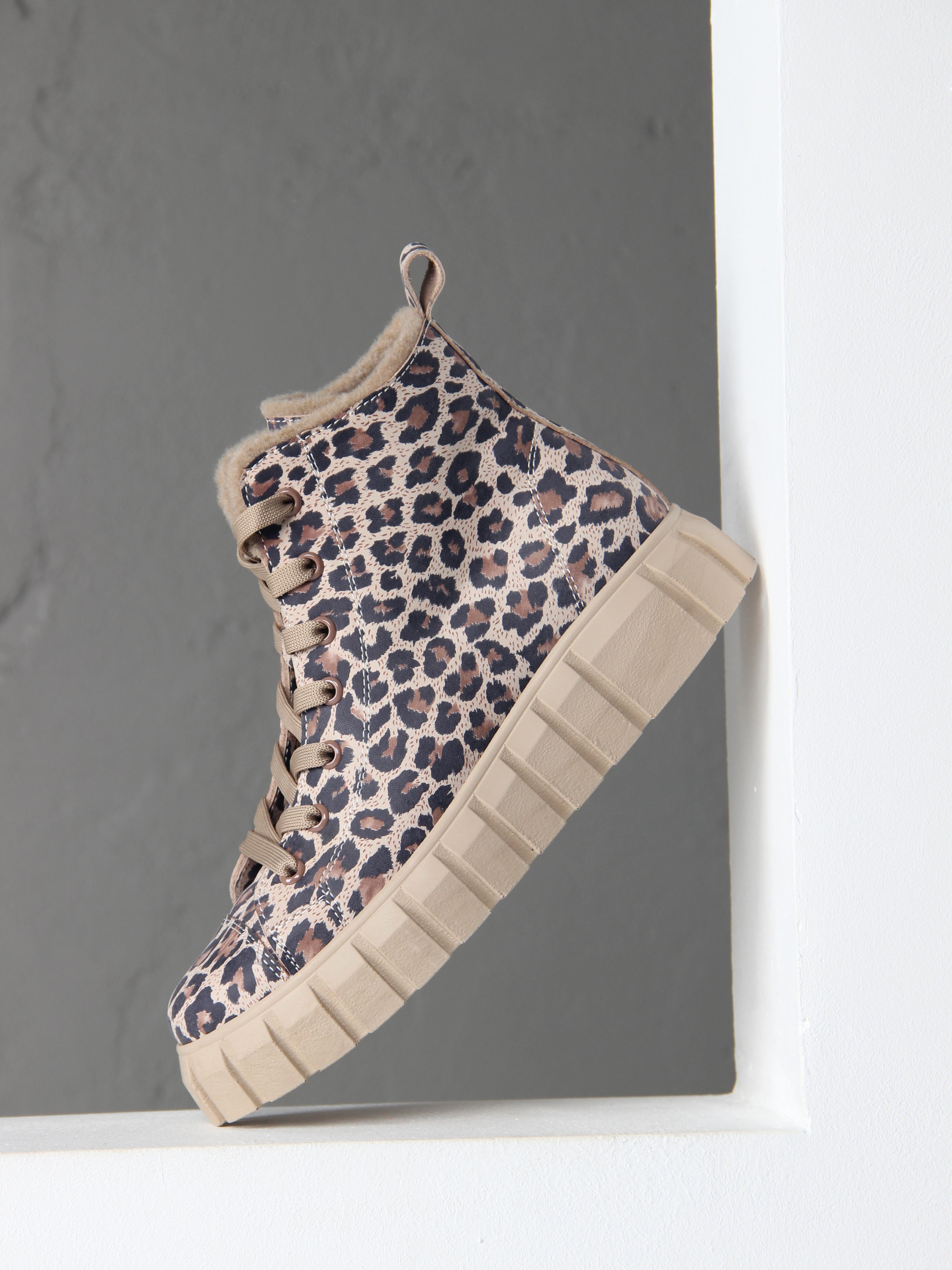 картинка Ботинки ED'ART 217.91505'be. бежевый леопард от интернет магазина