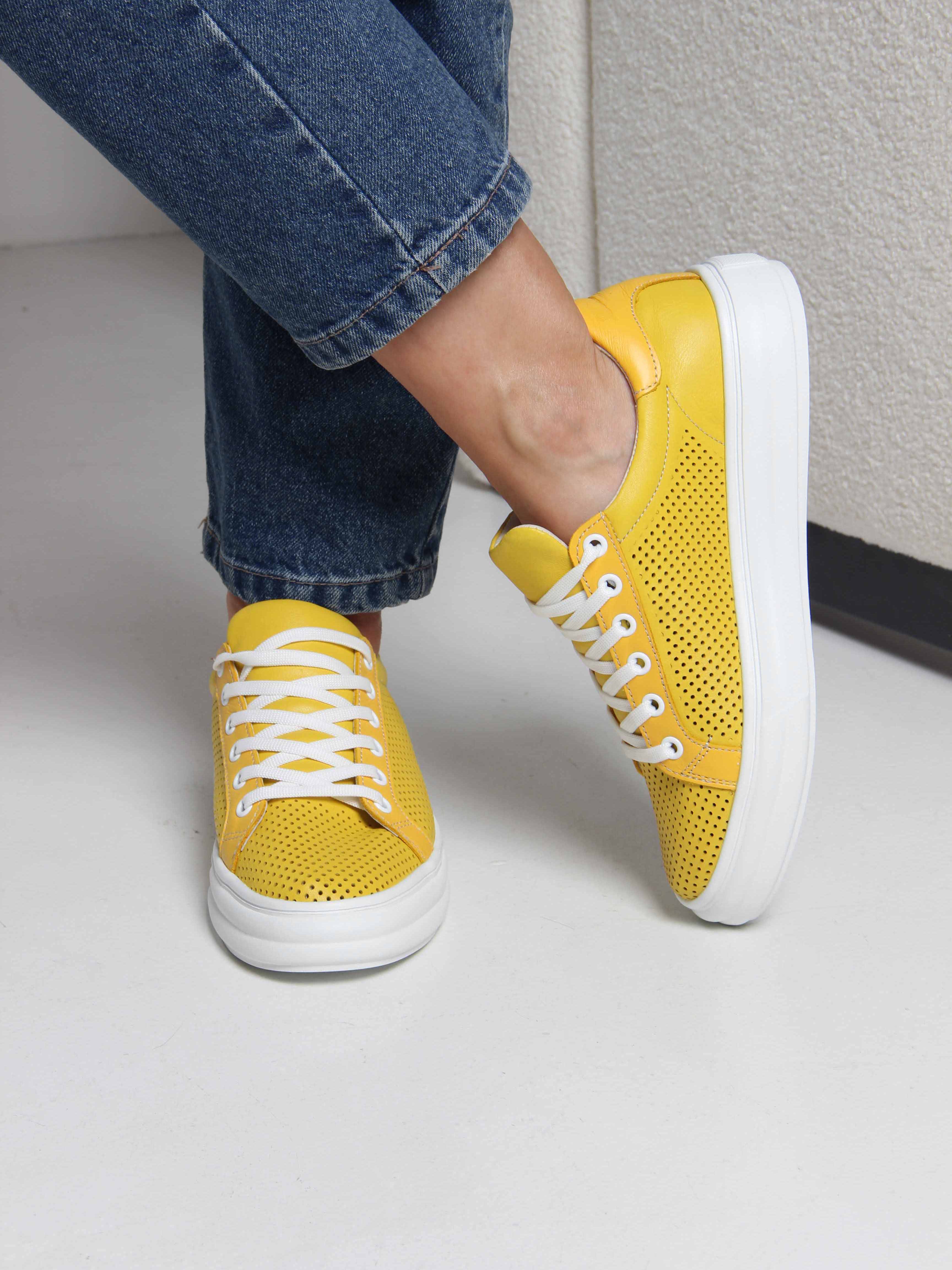 картинка Кеды ED'ART 127.Lusi22'w. Желтый от интернет магазина