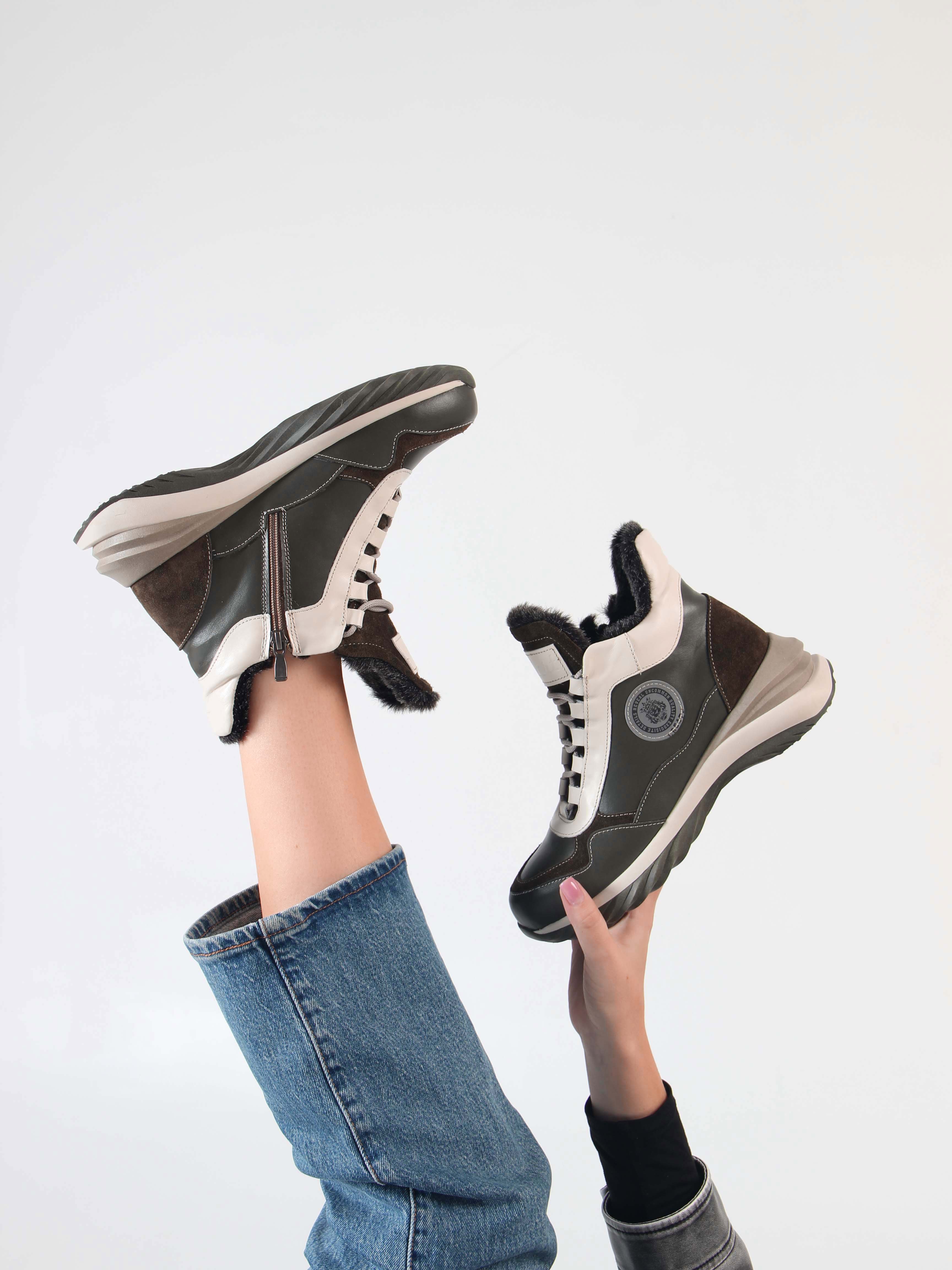 картинка Ботинки ED'ART 350.uno2'gr. хаки бежевый от интернет магазина