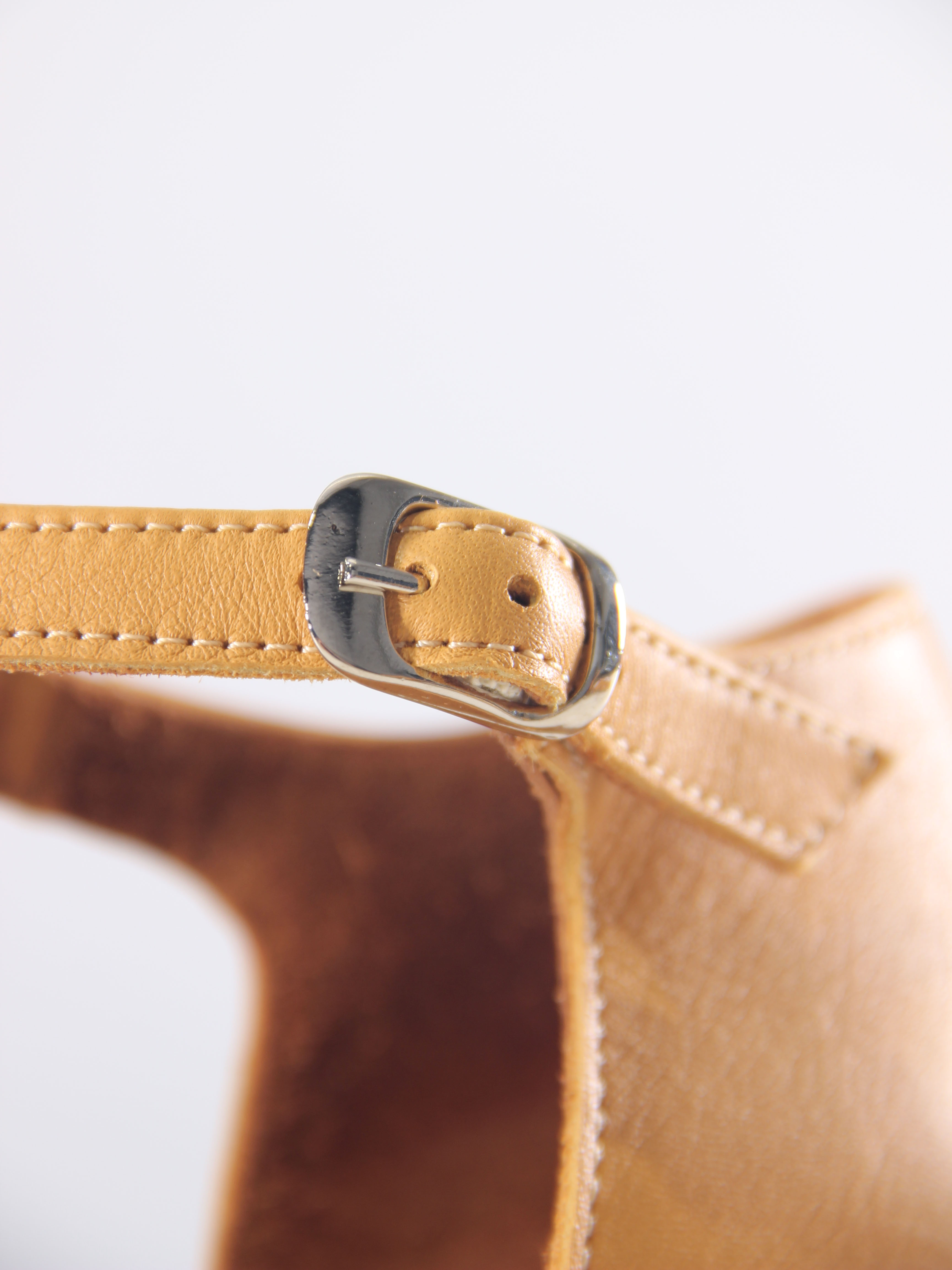 картинка Босоножки ED'ART 3032.25294'br. Лион тыква+коричневый от интернет магазина