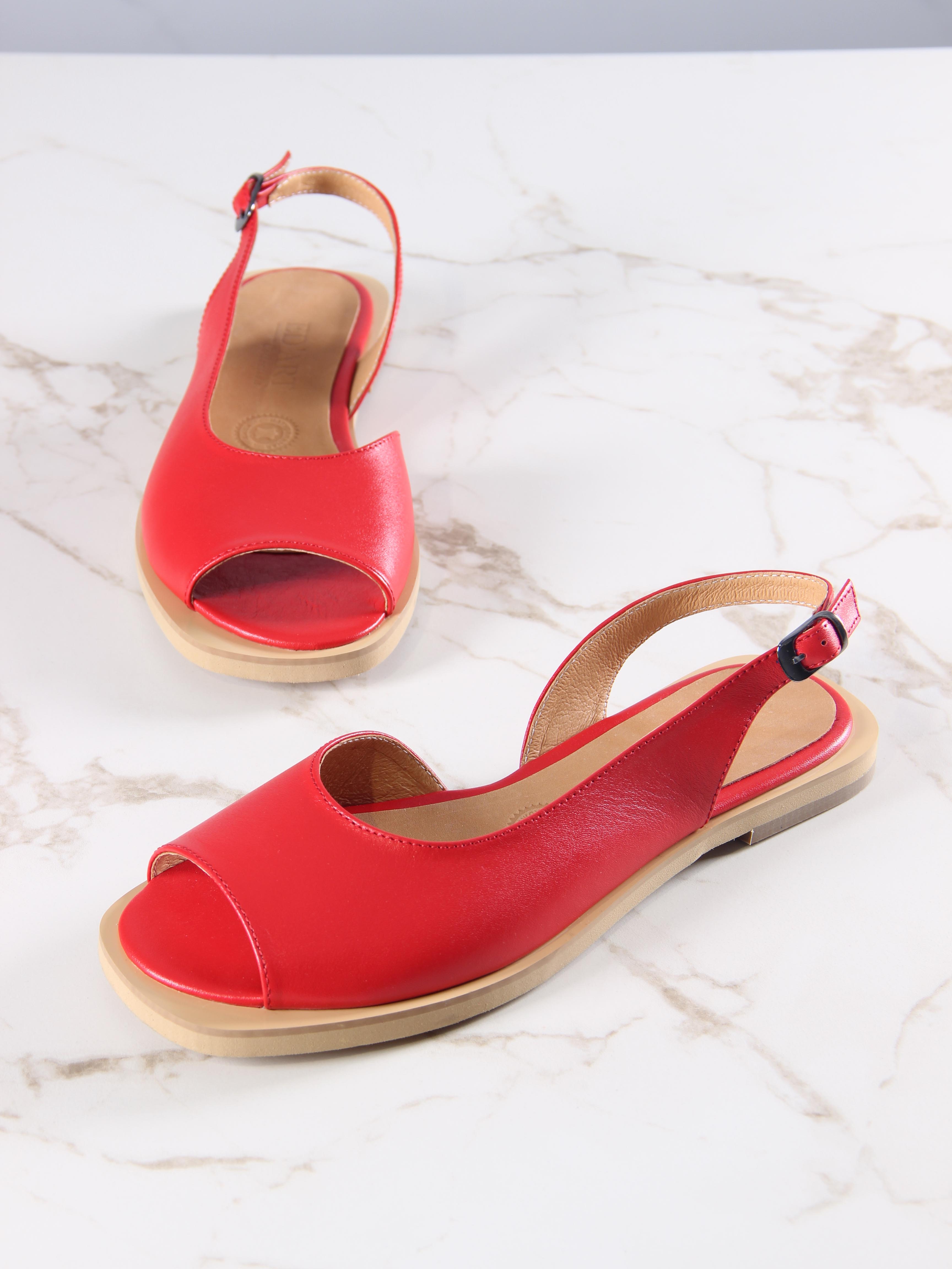 картинка Босоножки ED'ART 1040.110Z'be. Красный от интернет магазина