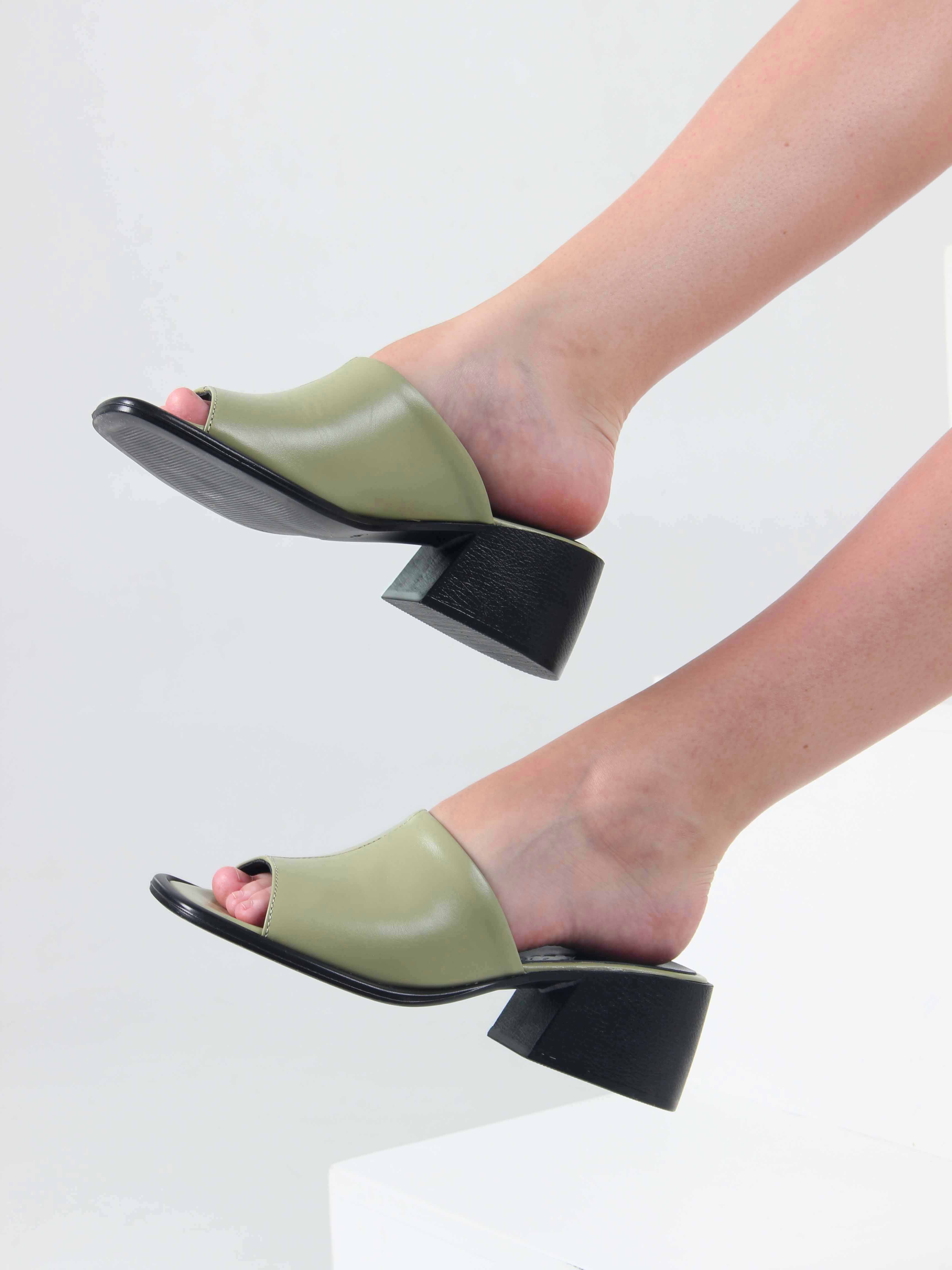 картинка Босоножки ED'ART 4012.23663'bl. Авокадо от интернет магазина