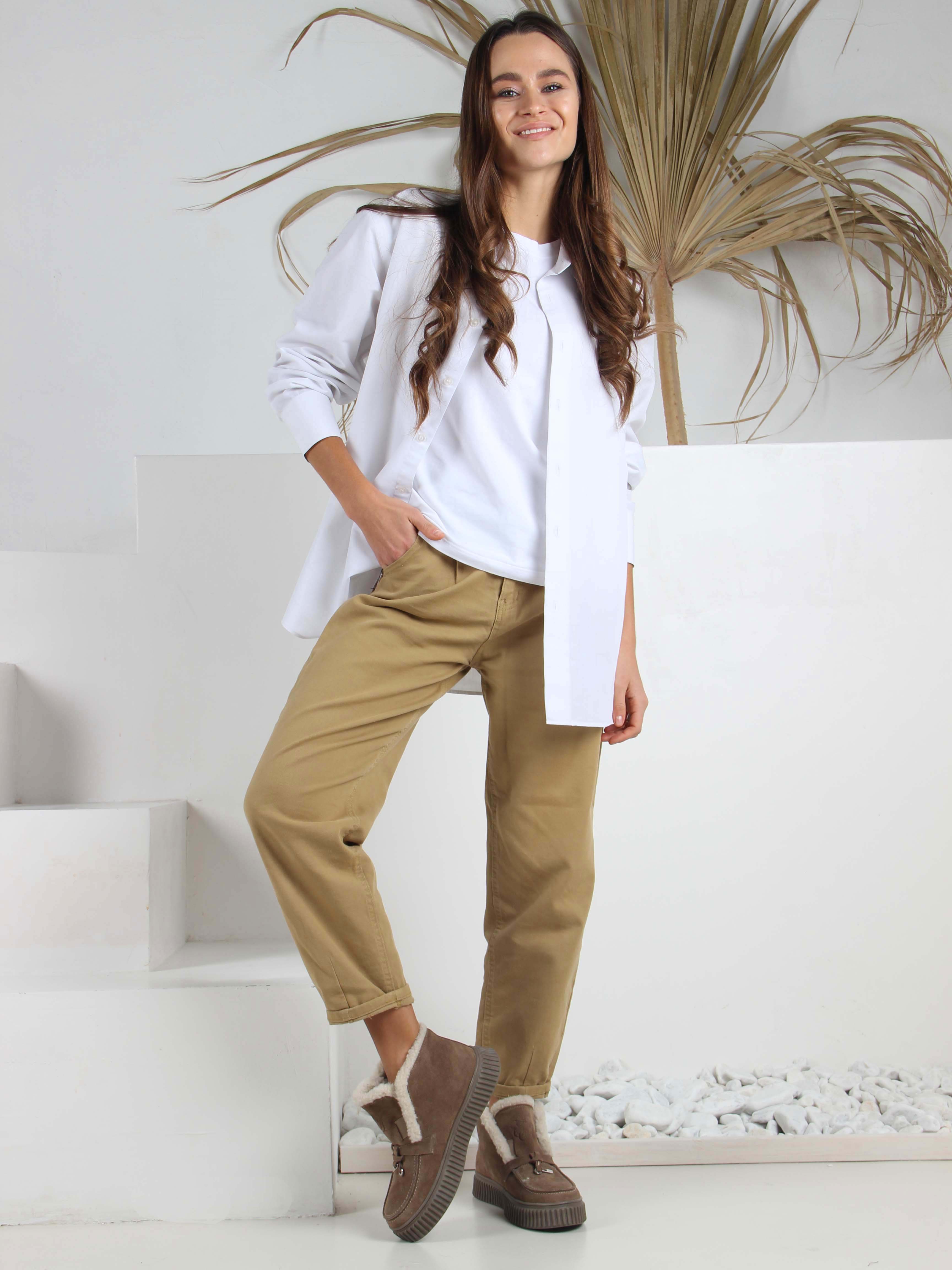 картинка Ботинки ED'ART 307.от11'br. коричневый капучино замша от интернет магазина