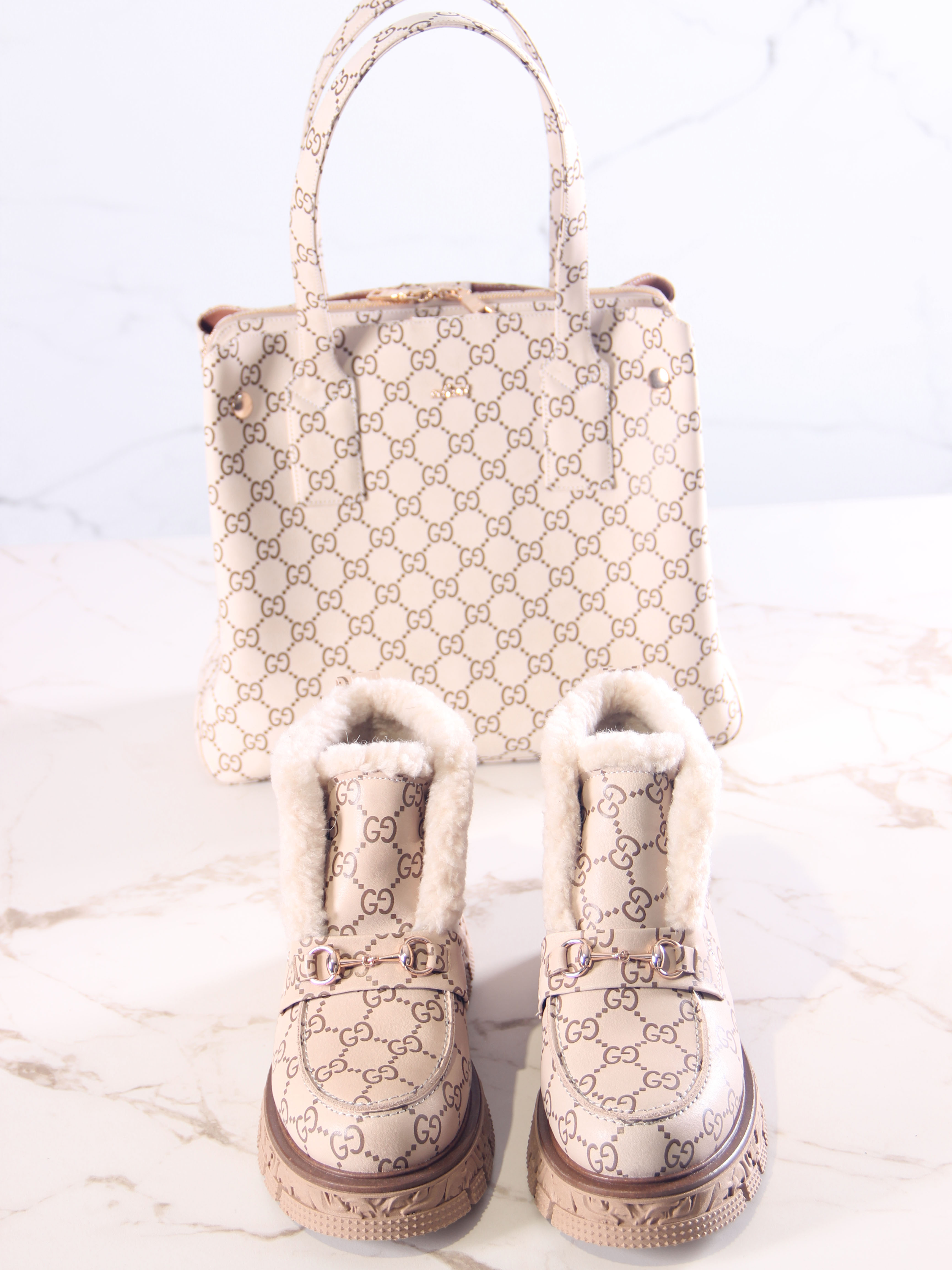 картинка Сумка ED`ART S05. Бежевый гучи от интернет магазина