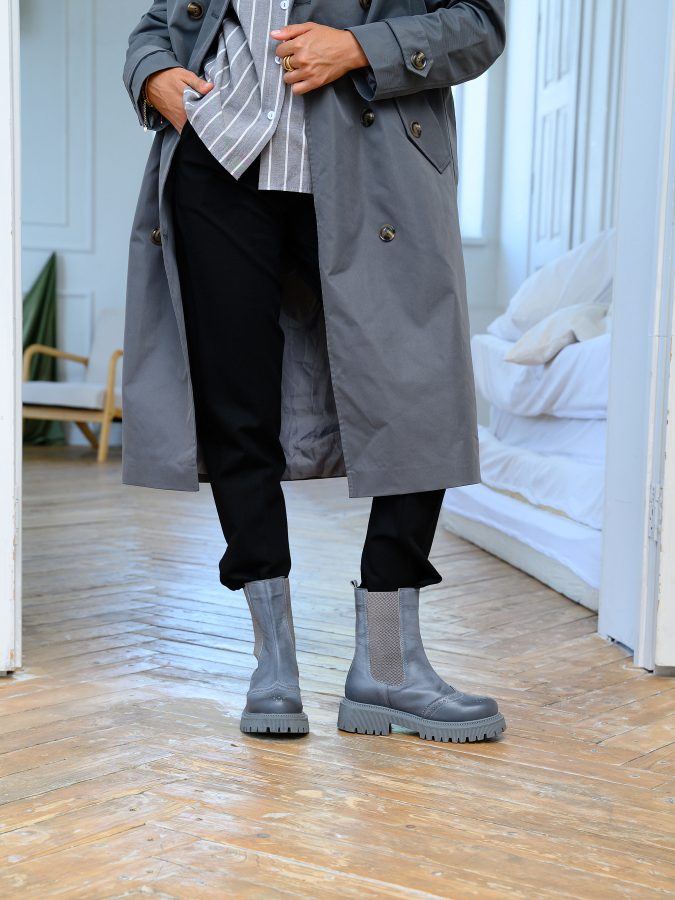 картинка Челси 360.P.taskana'gr. Вакса серый от интернет магазина