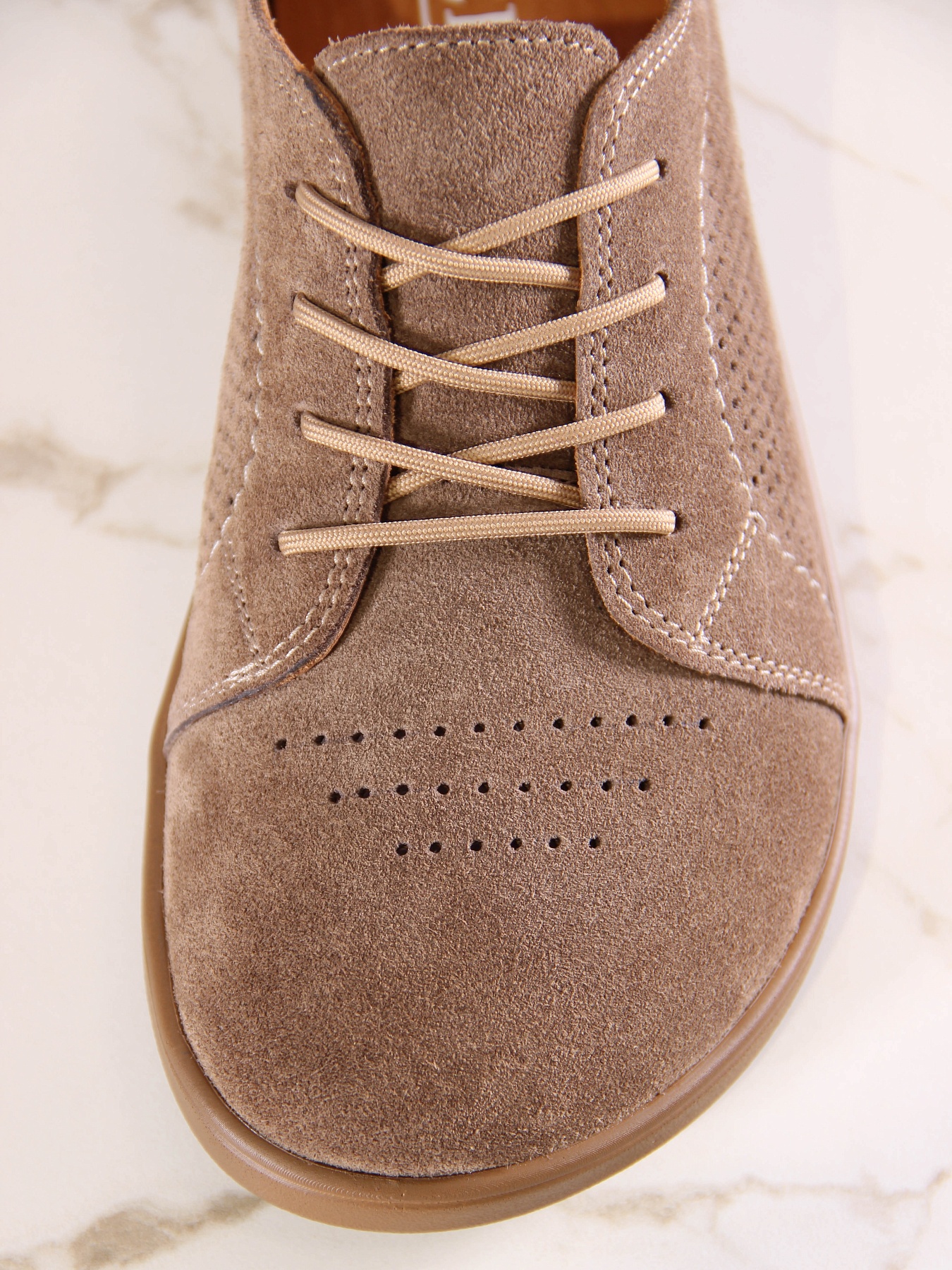 картинка Туфли босоногие  ED'ART 179.Р.асти'br.Серо-коричневая замша от интернет магазина