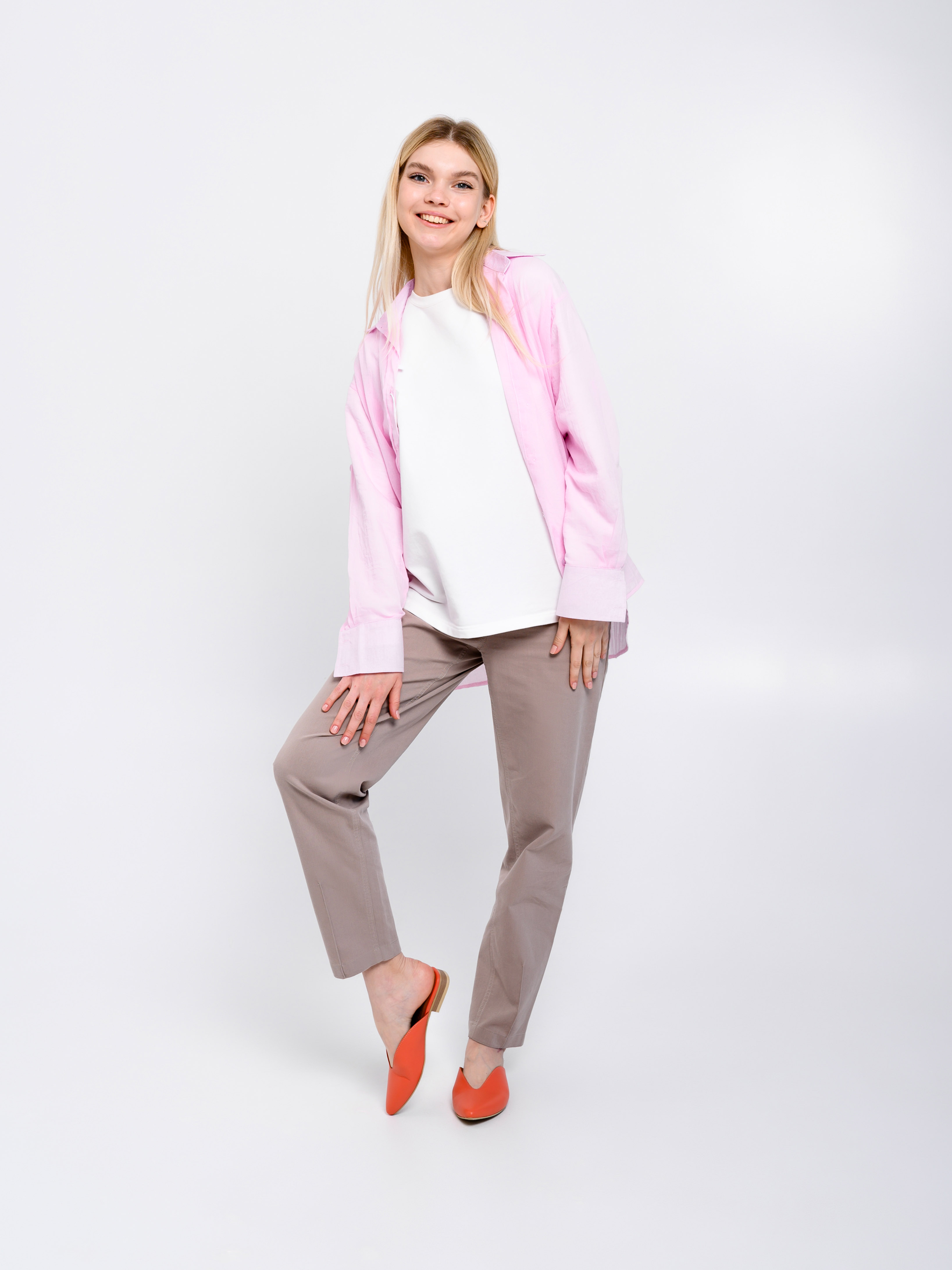 картинка Мюли ED'ART 1001.34104'be. Коралл от интернет магазина