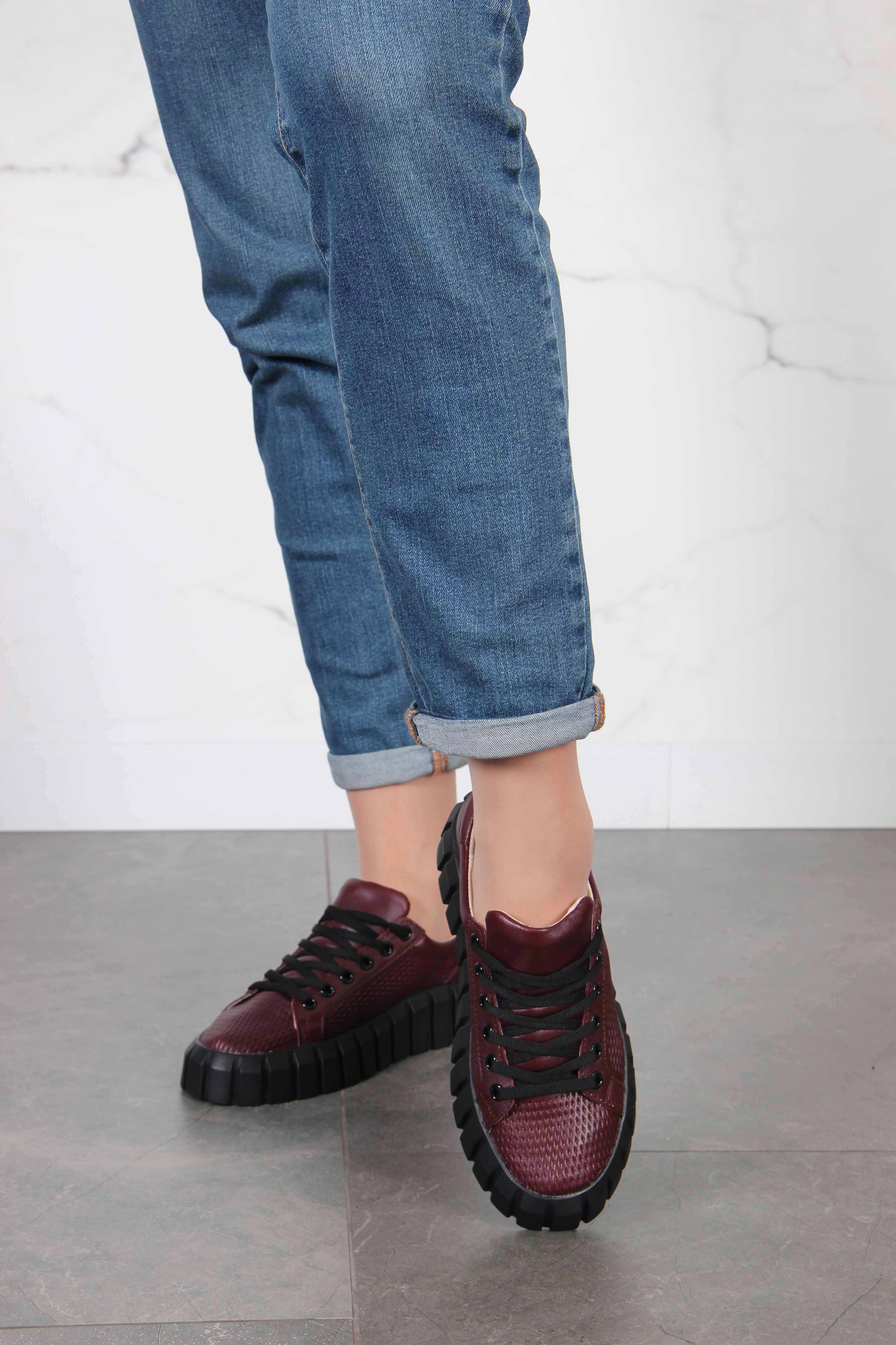 картинка Кеды ED'ART 127.91505'bl. Бордовый R от интернет магазина