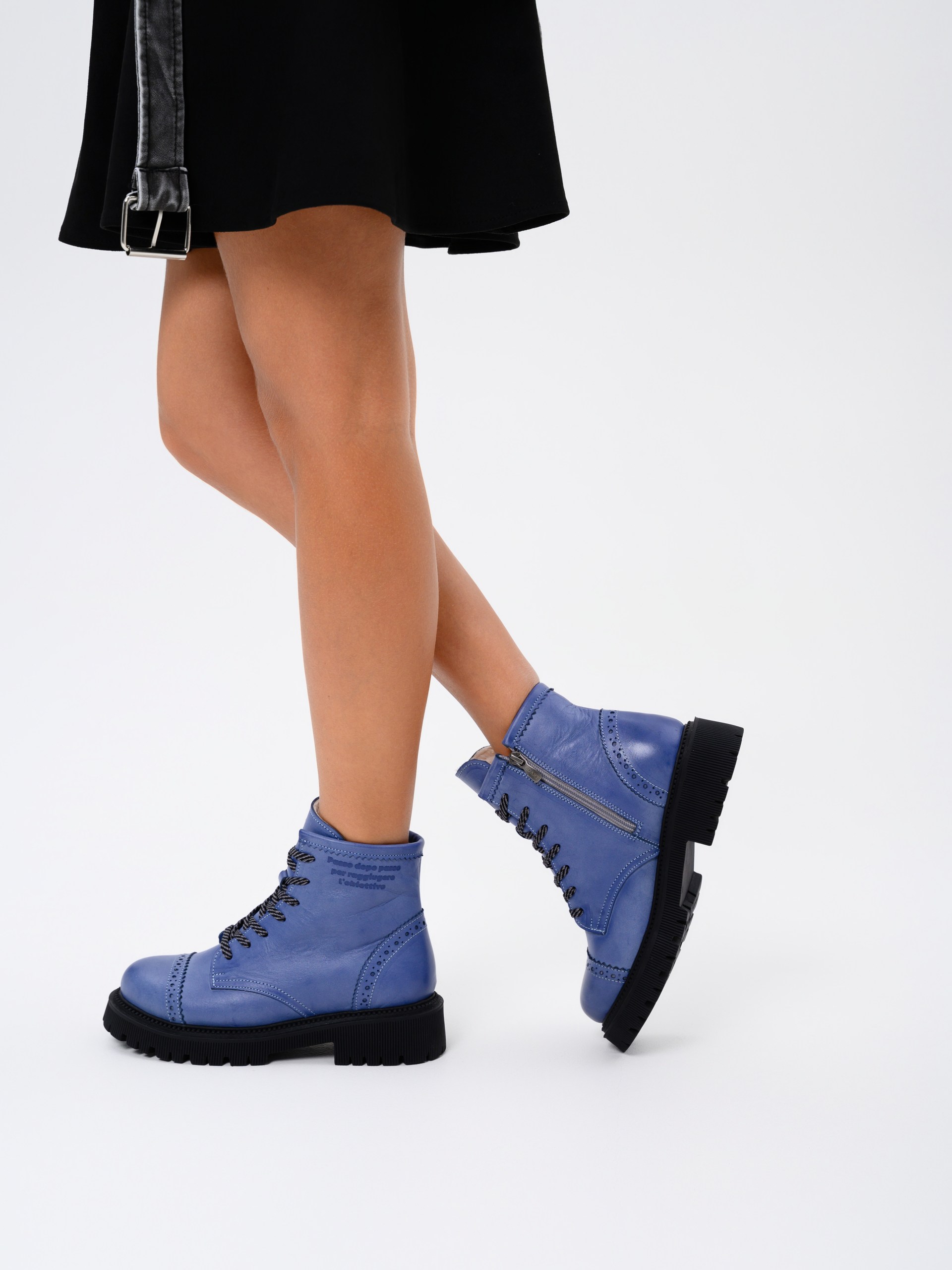 картинка Ботинки ED'ART 319.taskana'bl. Вакса джинс от интернет магазина