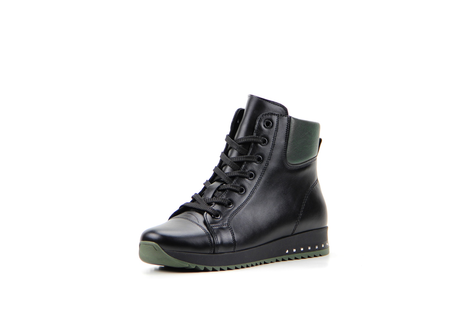 картинка Ботинки ED'ART 311.omega2'bl.black+green от интернет магазина