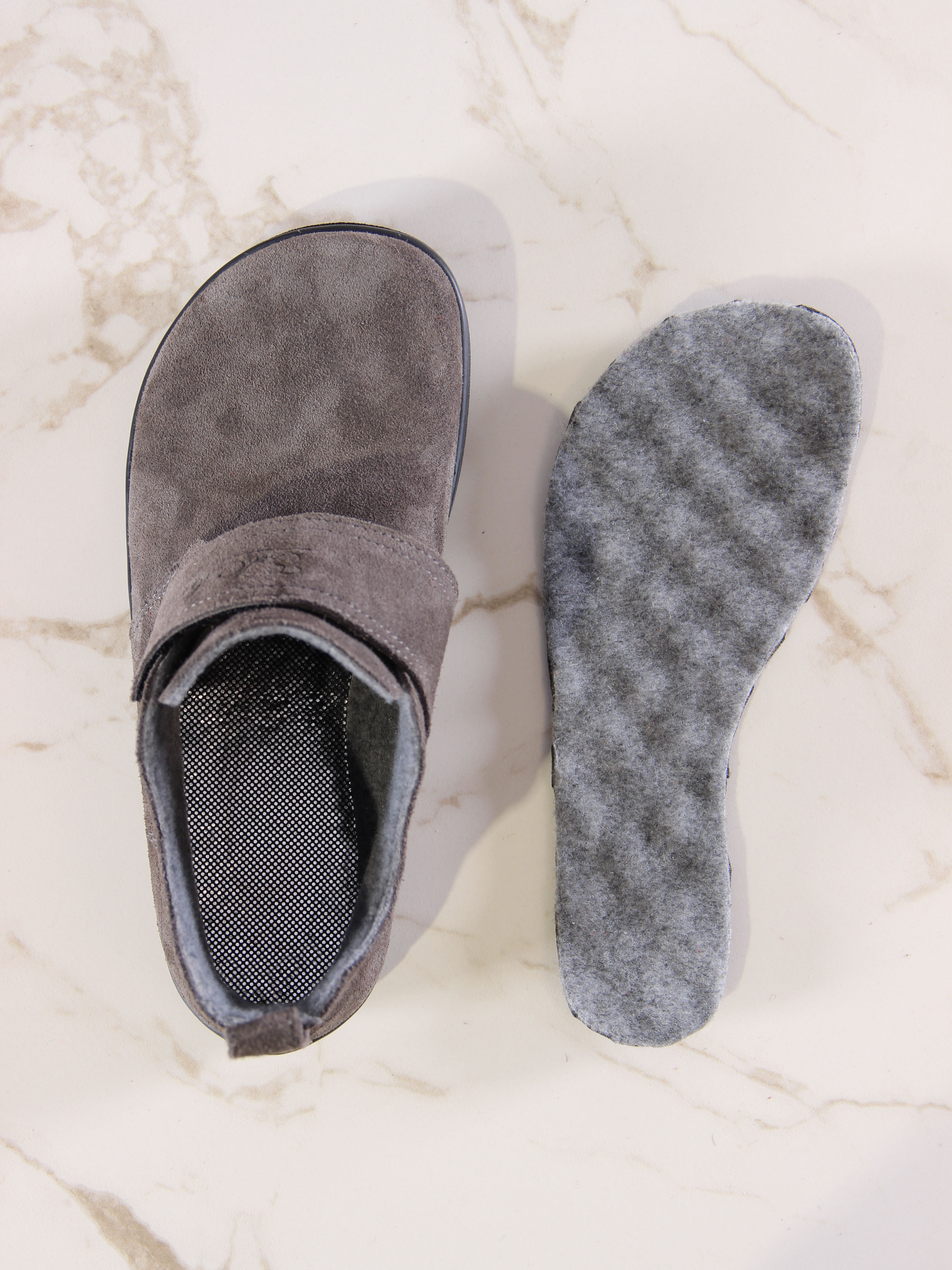 картинка Босоногие ботинки  ED'ART 209.NATA'bl.Серый замок замша от интернет магазина