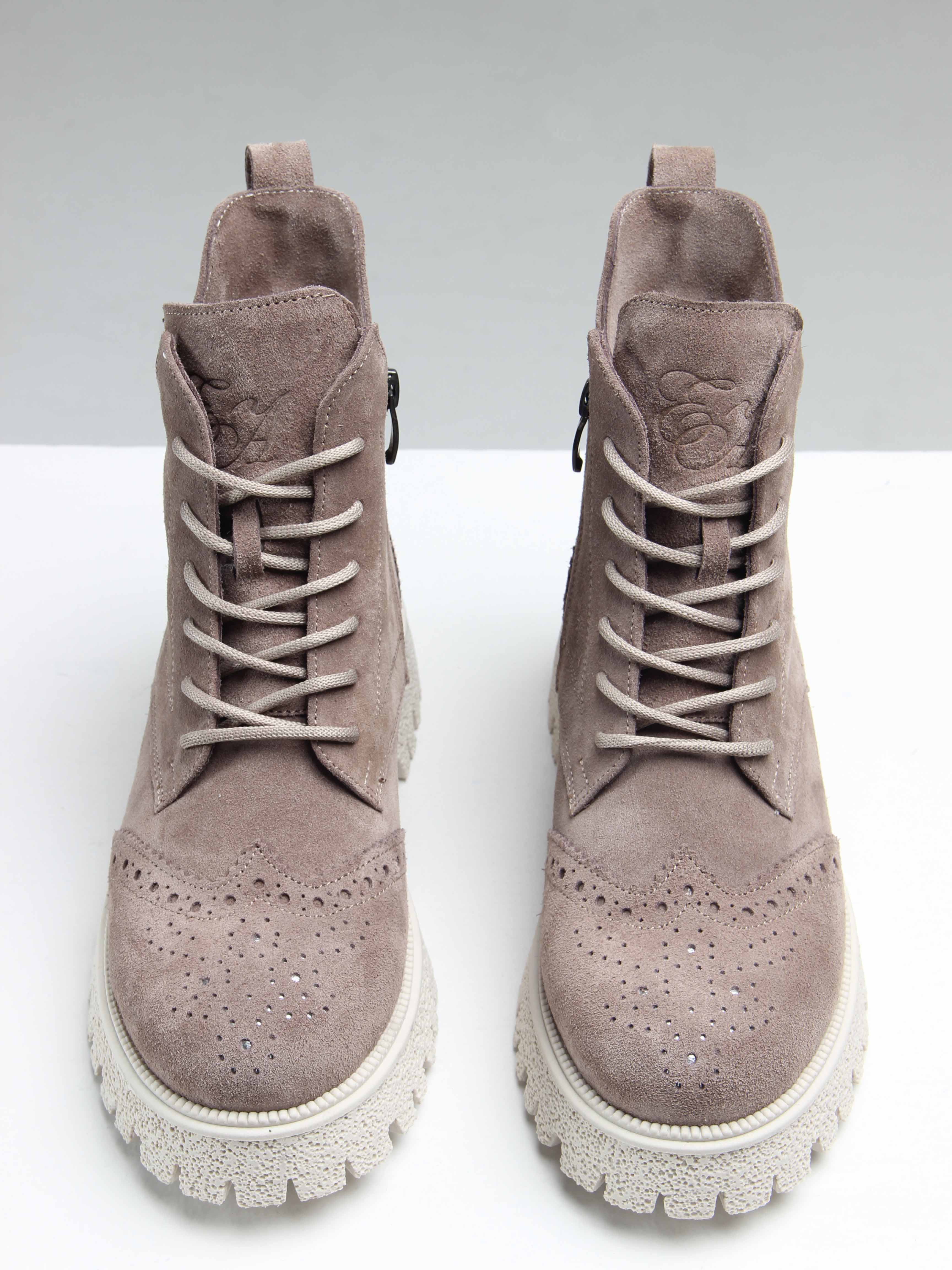 картинка Ботинки ED'ART 338.1541'be. капучино замша от интернет магазина