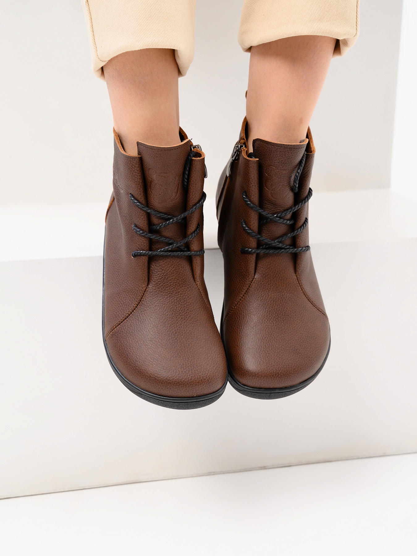 картинка Босоногие ботинки  ED'ART 352.NATA'bl.Светло-коричневая оттима от интернет магазина