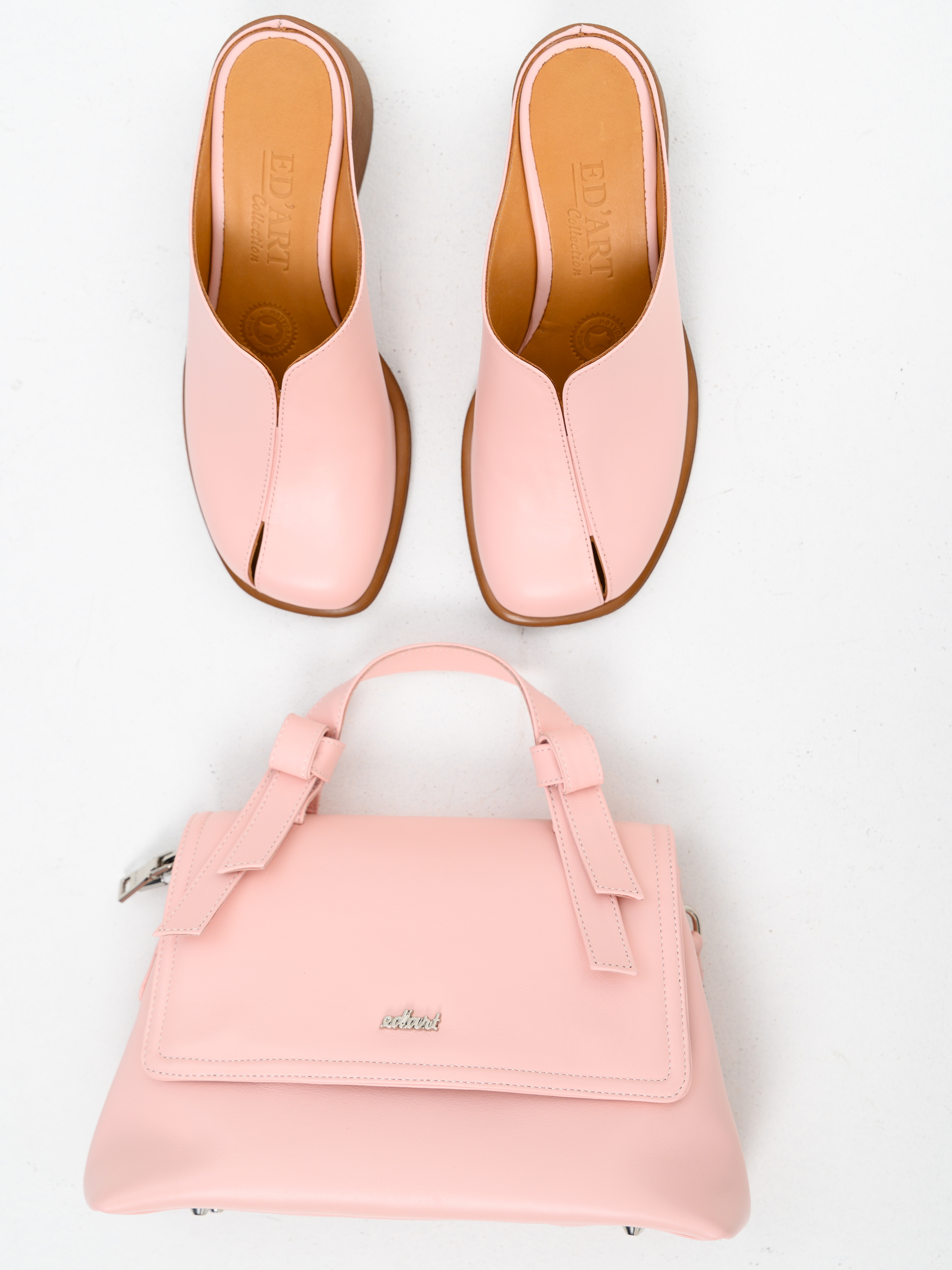 картинка Сабо ED'ART  5200.23663'br. Розовый+коричневый от интернет магазина