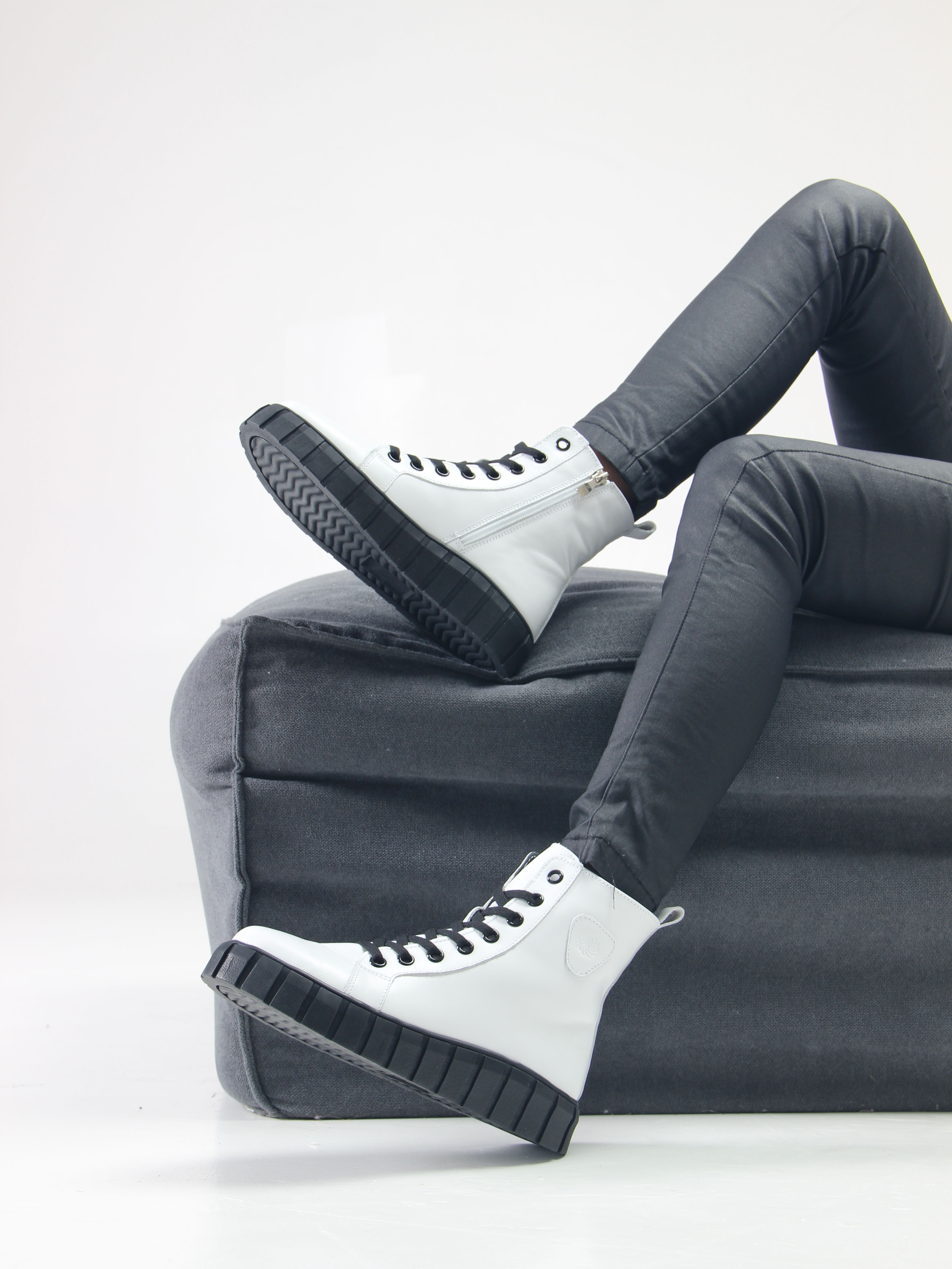 картинка Ботинки ED'ART 214.1918'bl. white от интернет магазина