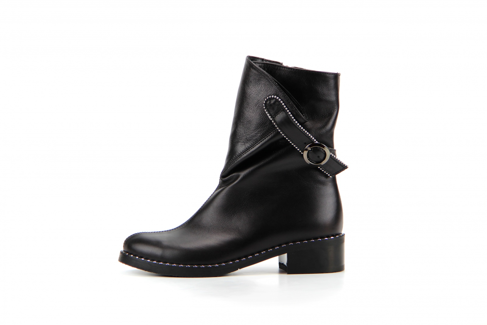 картинка Полусапоги ED'ART 231.vena черный  R от интернет магазина