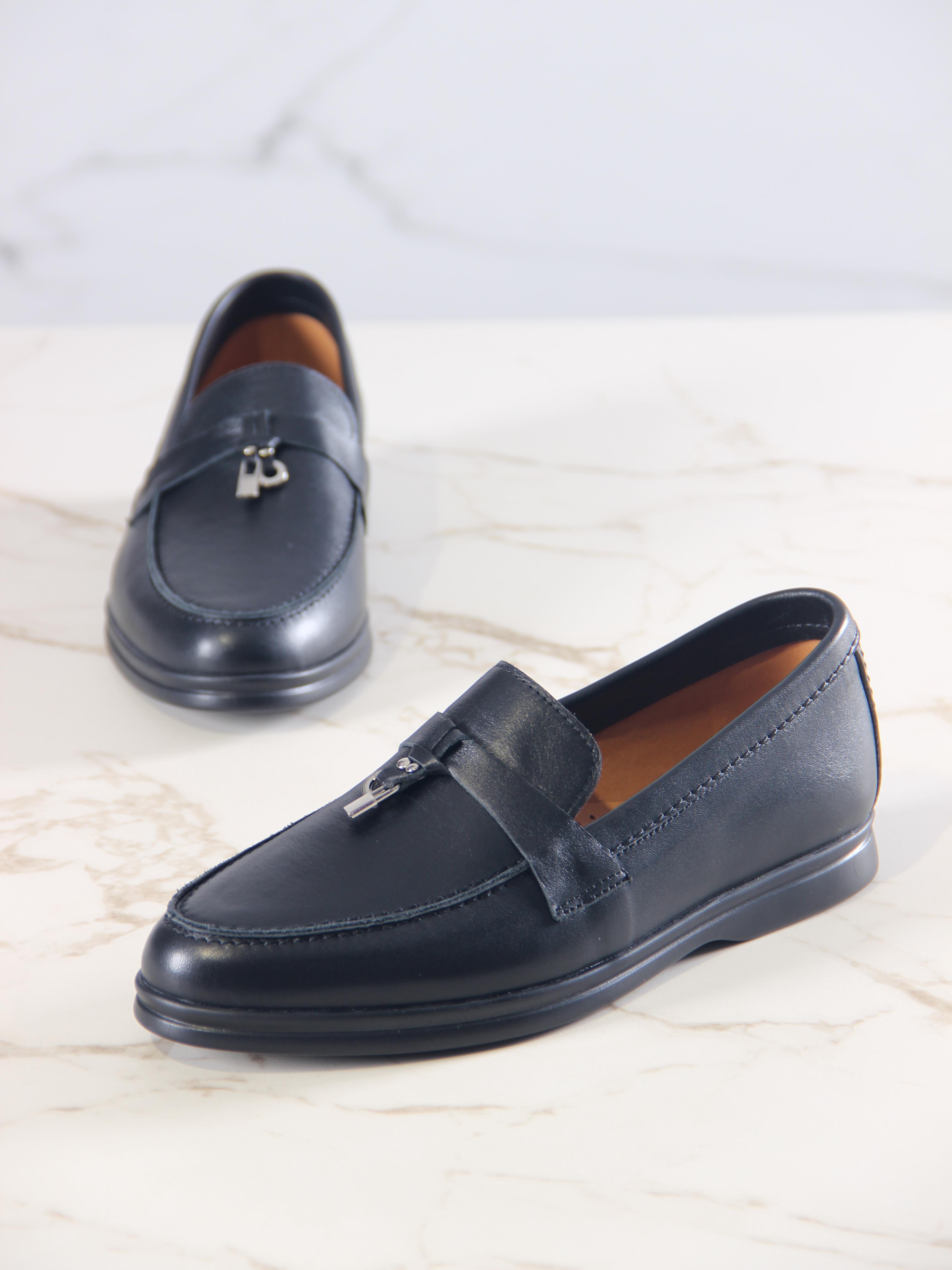 картинка Лоферы  ED'ART 170.2614'bl. Черный от интернет магазина