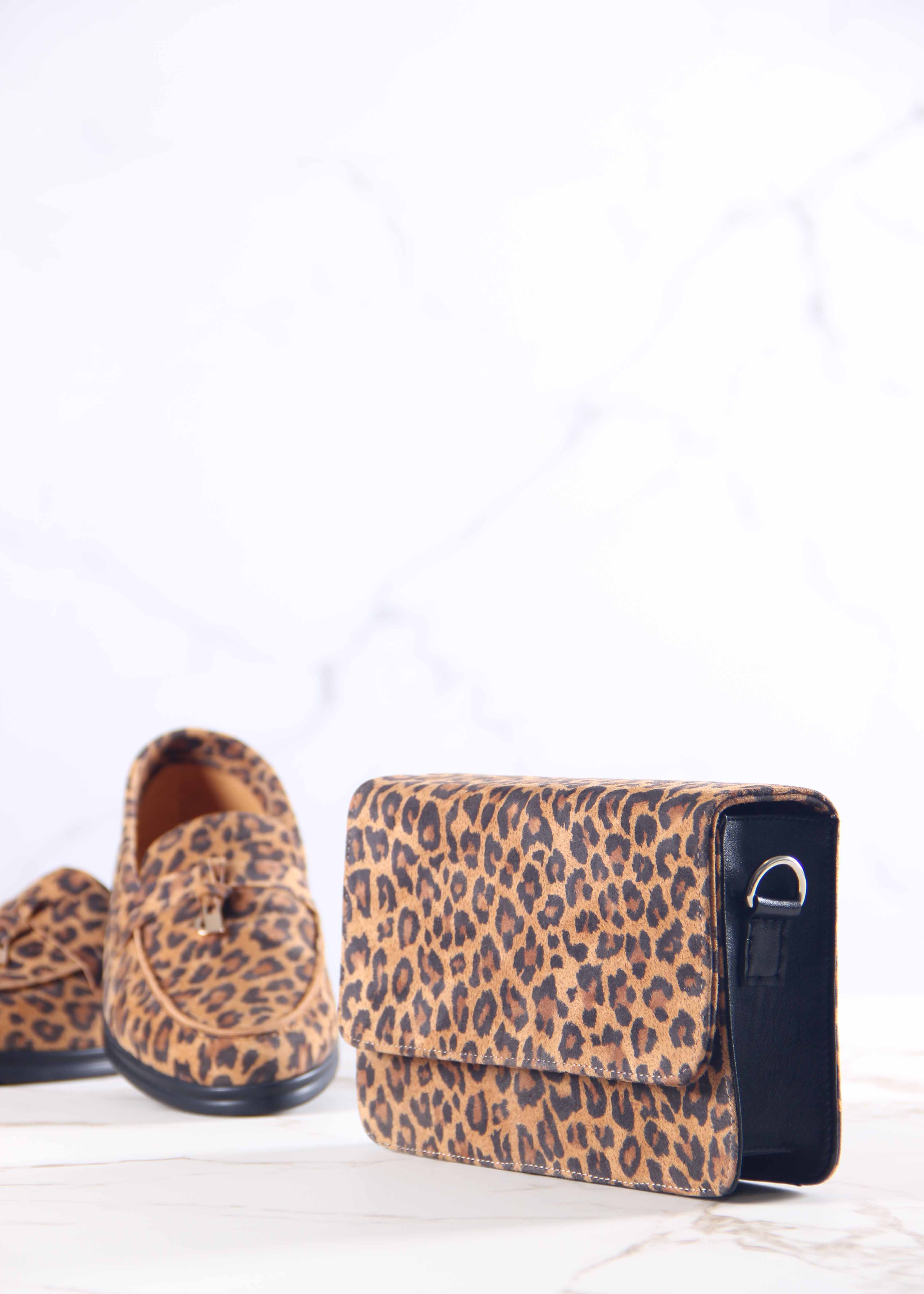 картинка Сумка-клатч ED'ART k08.коричневый леопард от интернет магазина