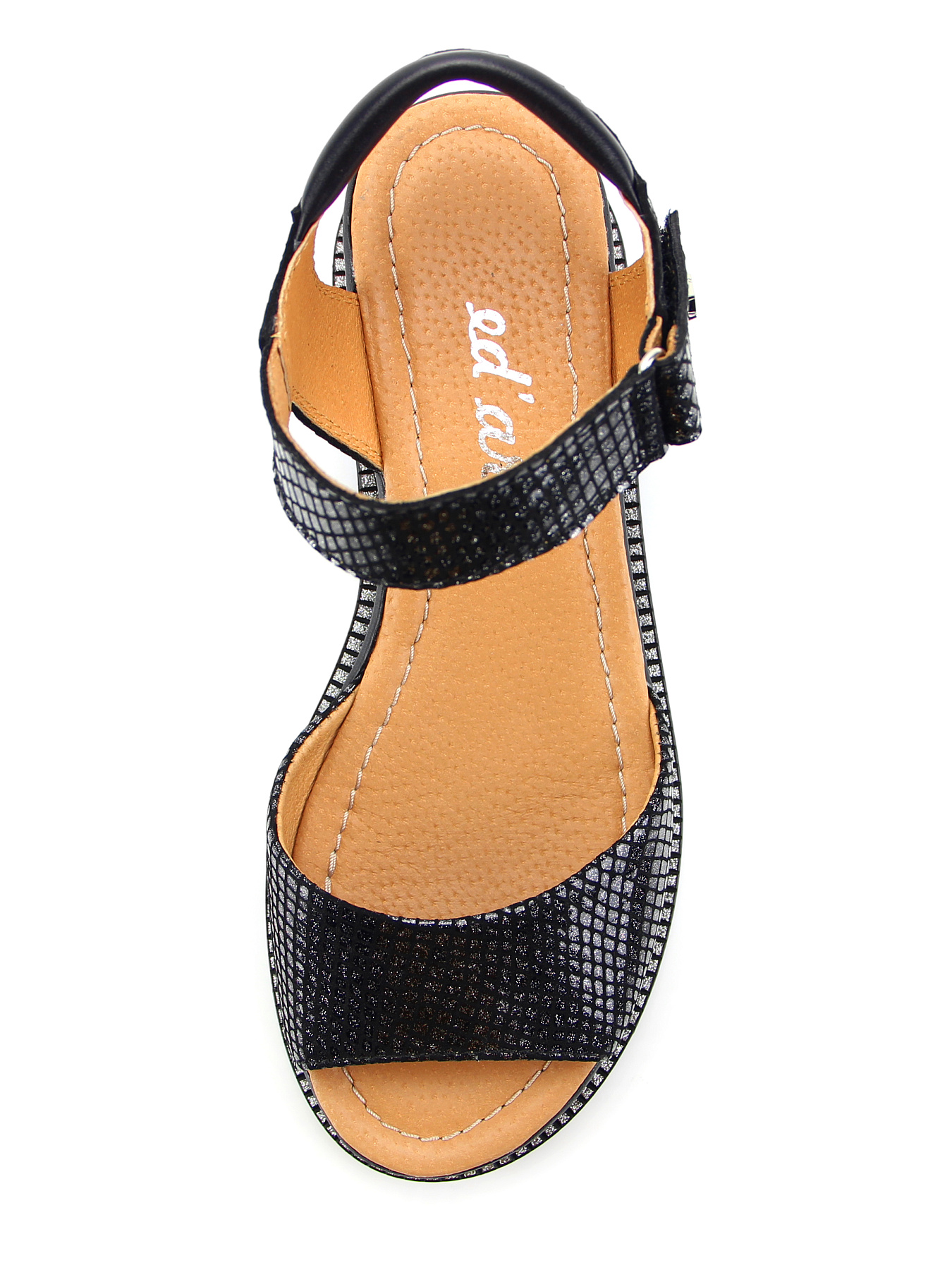 картинка Босоножки ED'ART 3002.353`bls.черный энгерек R от интернет магазина