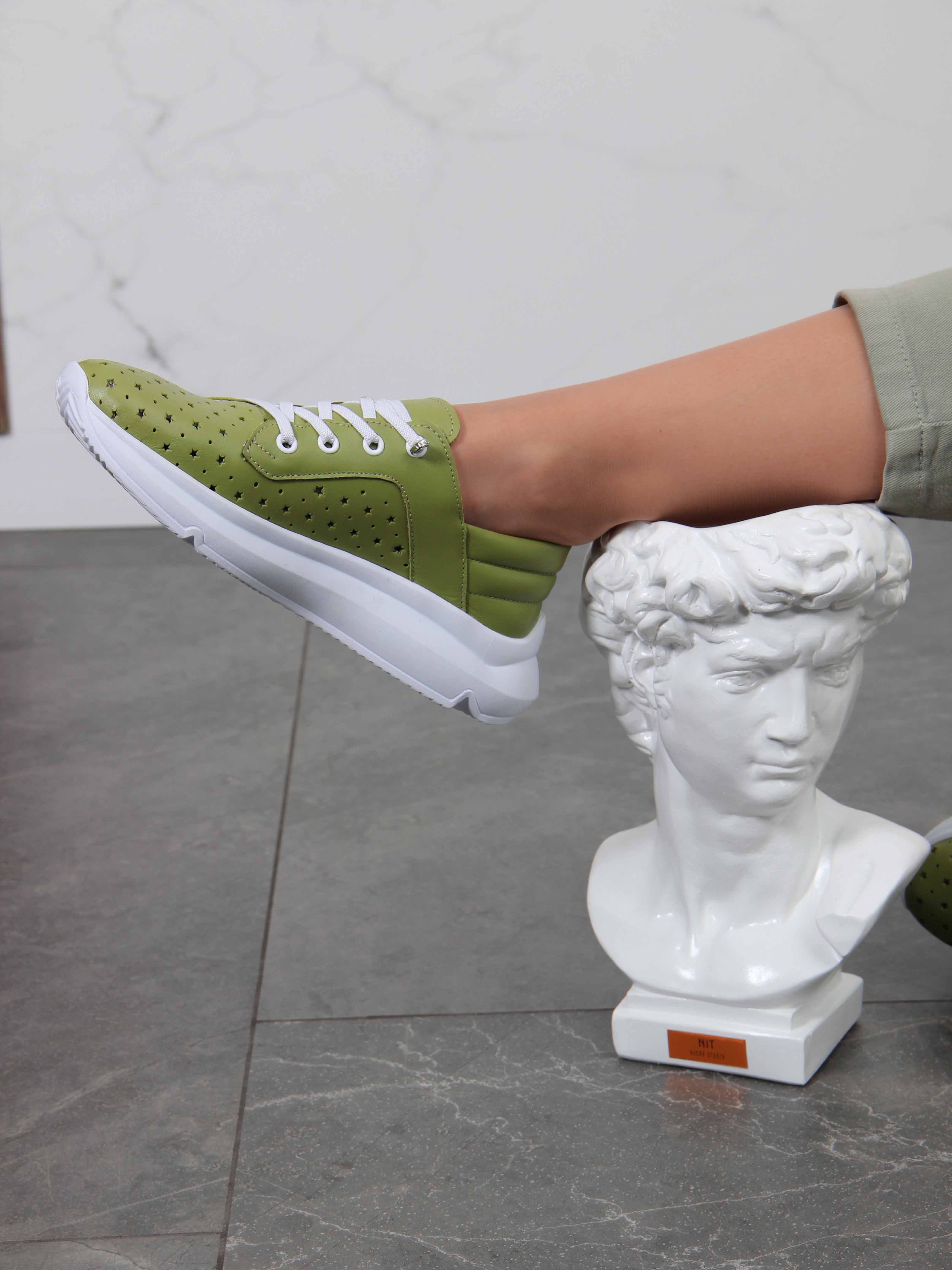 картинка Кроссовки ED'ART 168.236143w. Авокадо от интернет магазина