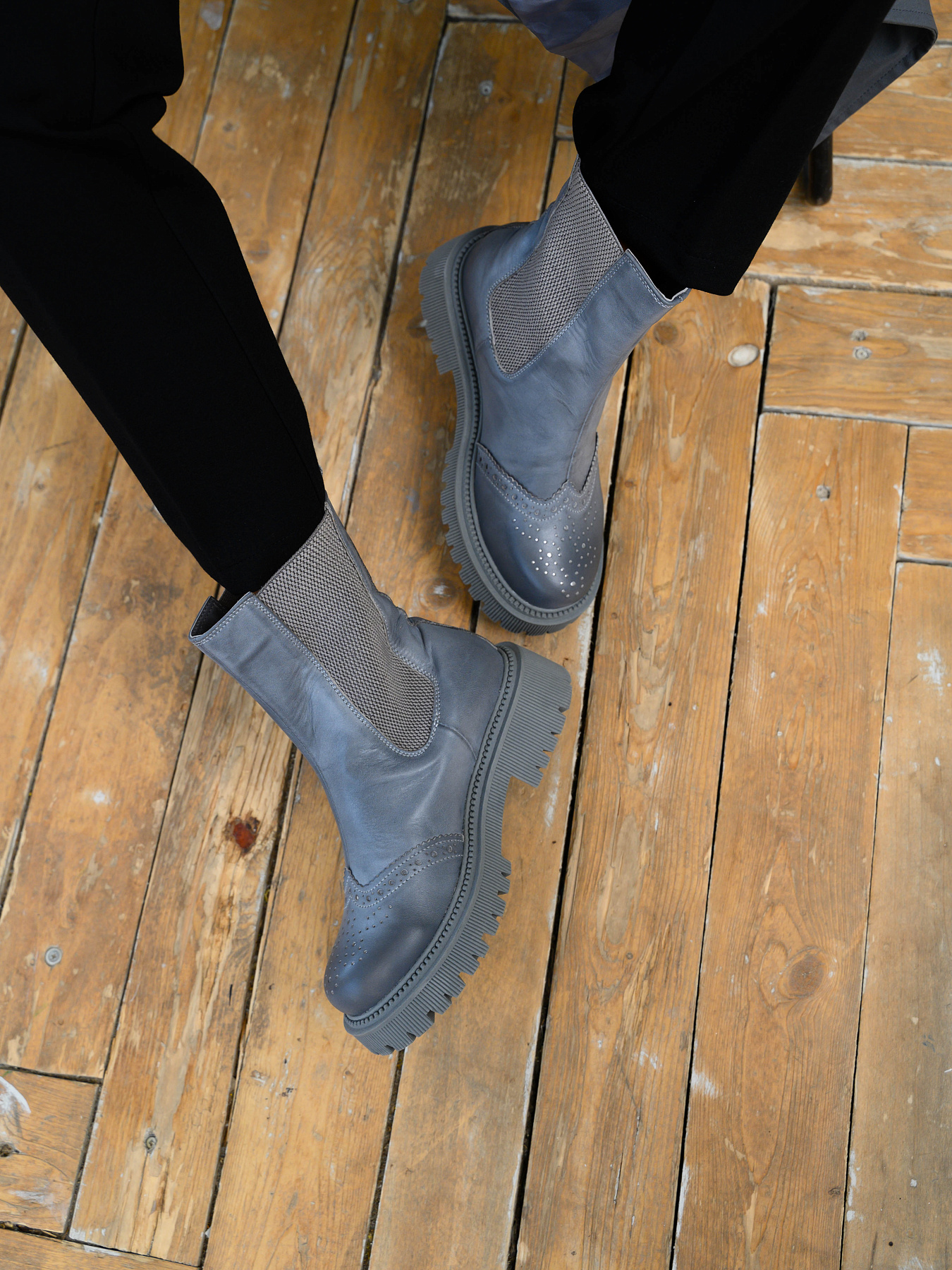 картинка Челси 360.P.taskana'gr. Вакса серый от интернет магазина